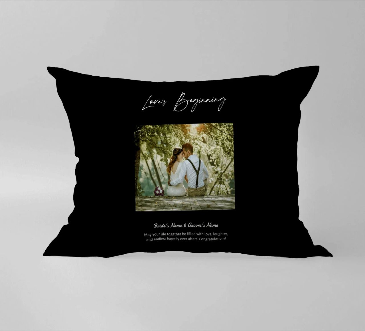 Personalisierte Hochzeitsgeschenke Kissen von NEWEST CUSTOM SHOP