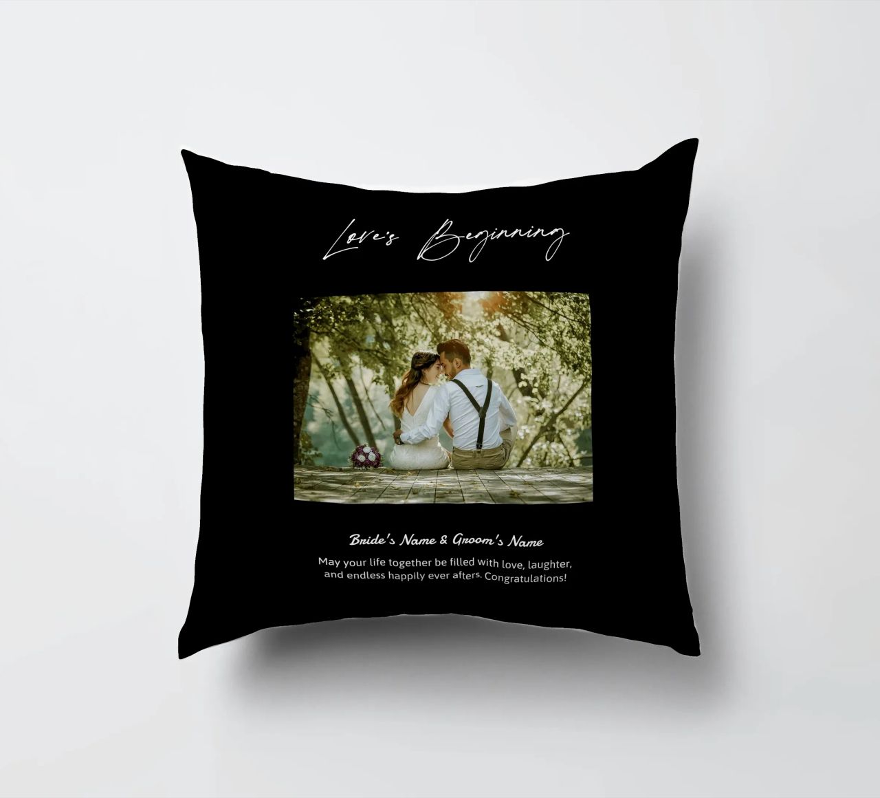 Personalisierte Hochzeitsgeschenke Kissen von NEWEST CUSTOM SHOP