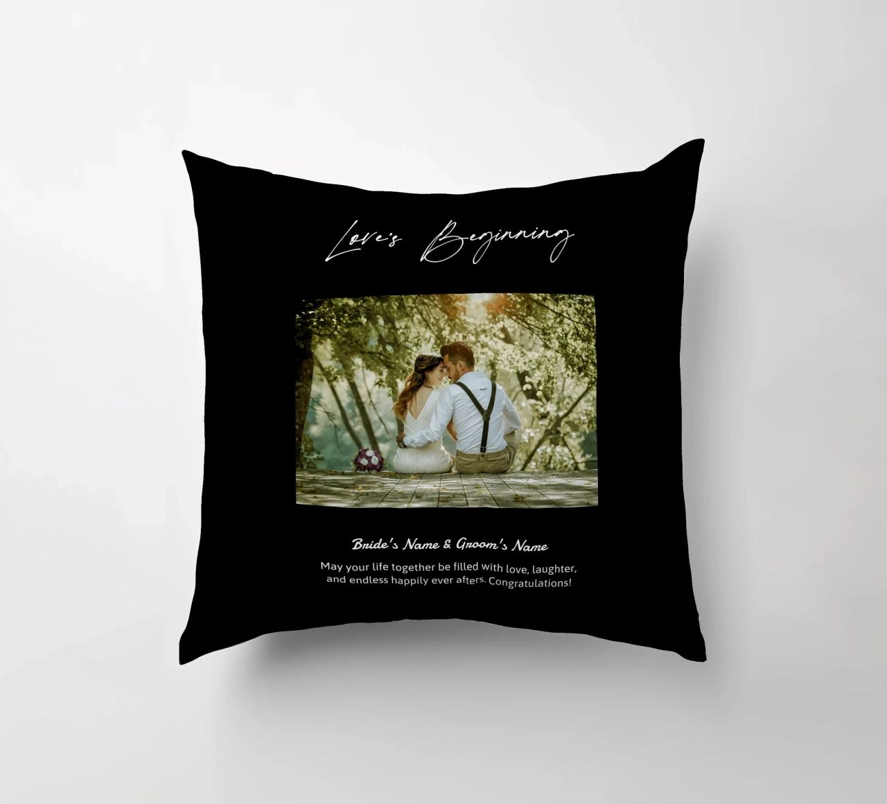 Personalisierte Hochzeitsgeschenke Kissen von NEWEST CUSTOM SHOP