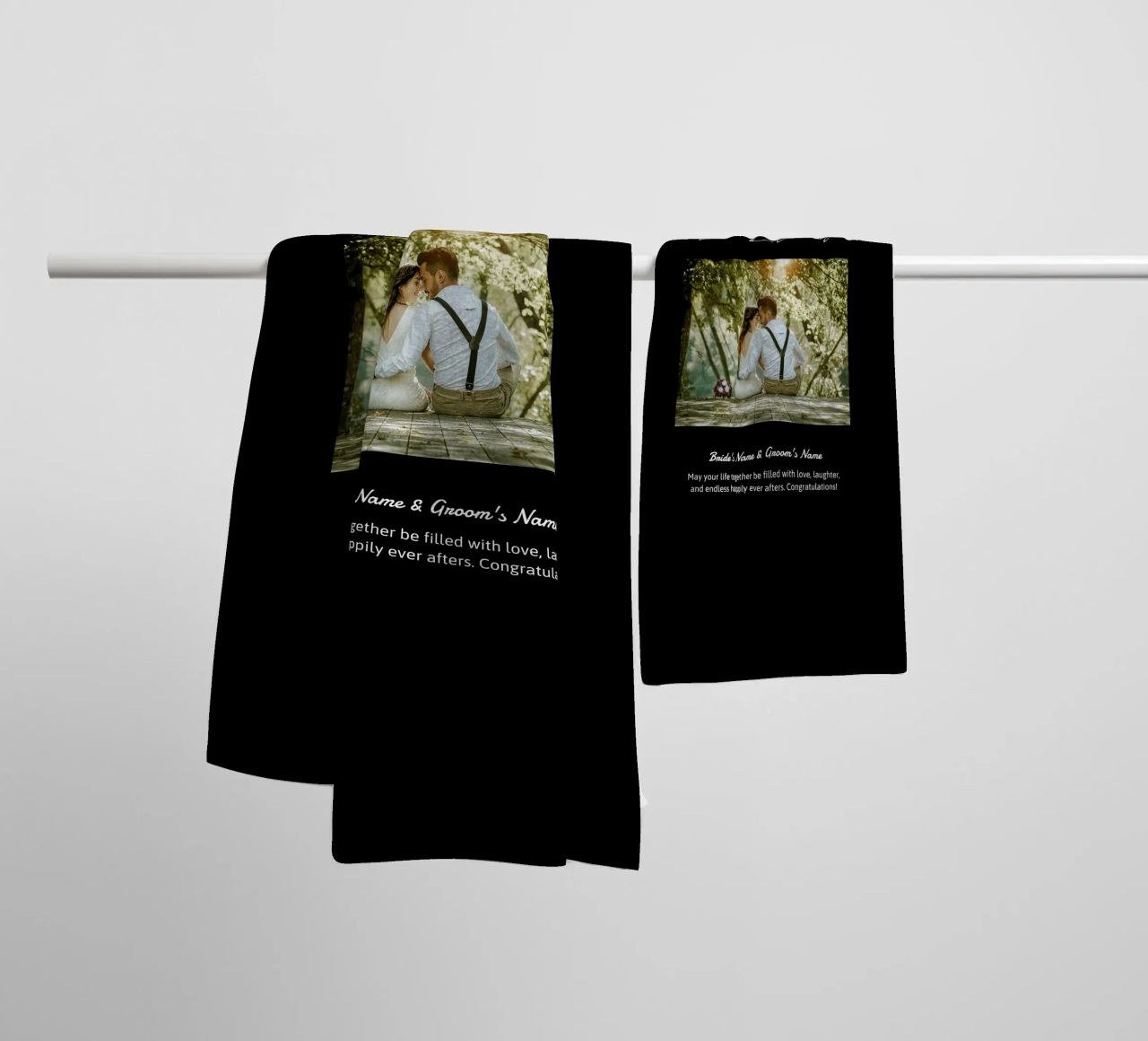Personalisierte Hochzeitsgeschenke Handtuch von NEWEST CUSTOM SHOP