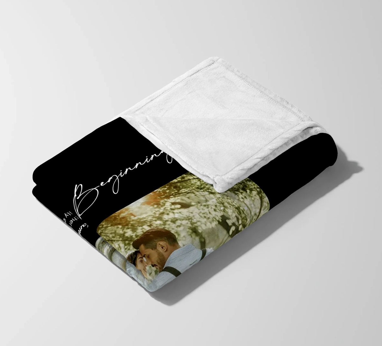 Personalisierte Hochzeitsgeschenke Fleecedecke von NEWEST CUSTOM SHOP