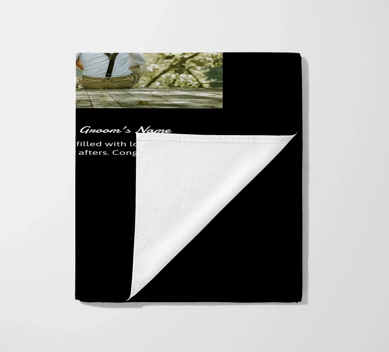 Personalisierte Hochzeitsgeschenke Strandtuch von NEWEST CUSTOM SHOP
