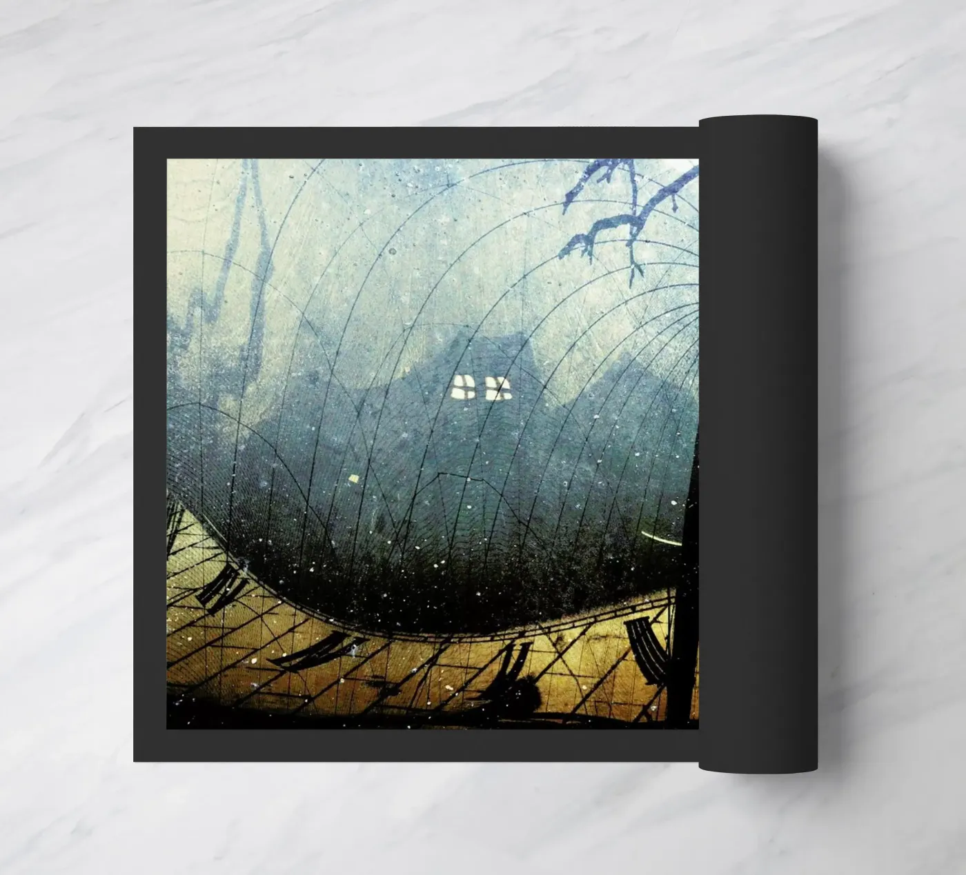 Time is Irrelevant deurmat van Elisabeth Fredriksson