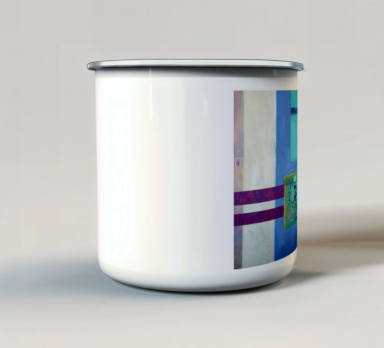 Zwischenzeilwort tazza in smalto da Anita Gewald