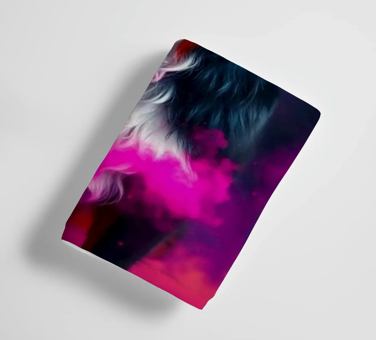 The colorful Bernese Mountain Dog #63 towel by Yumis.Beargang.and.Me