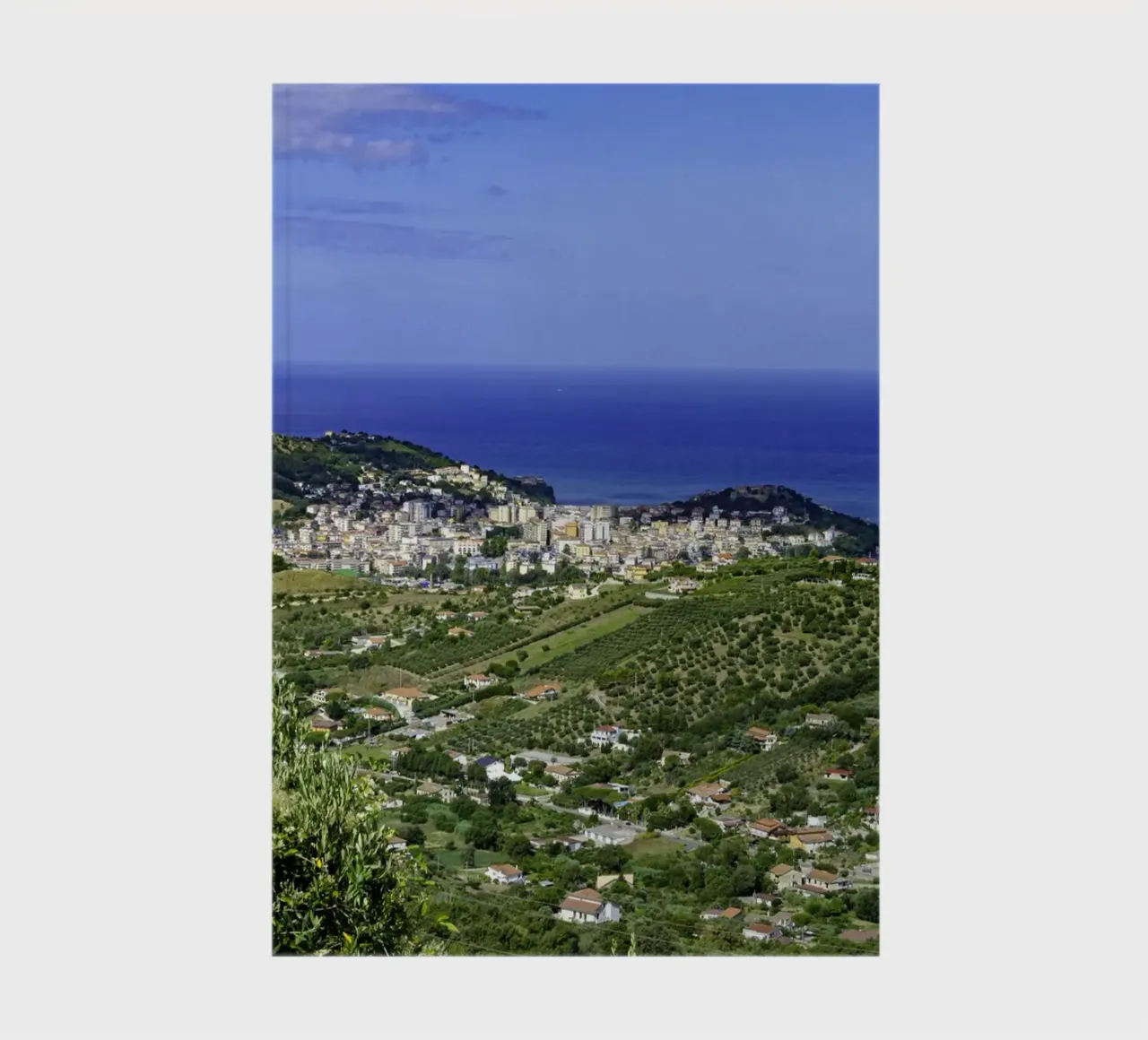 The wild coast of the Gulf coast of Policastro in the Cilent notebook by peuceta_BA