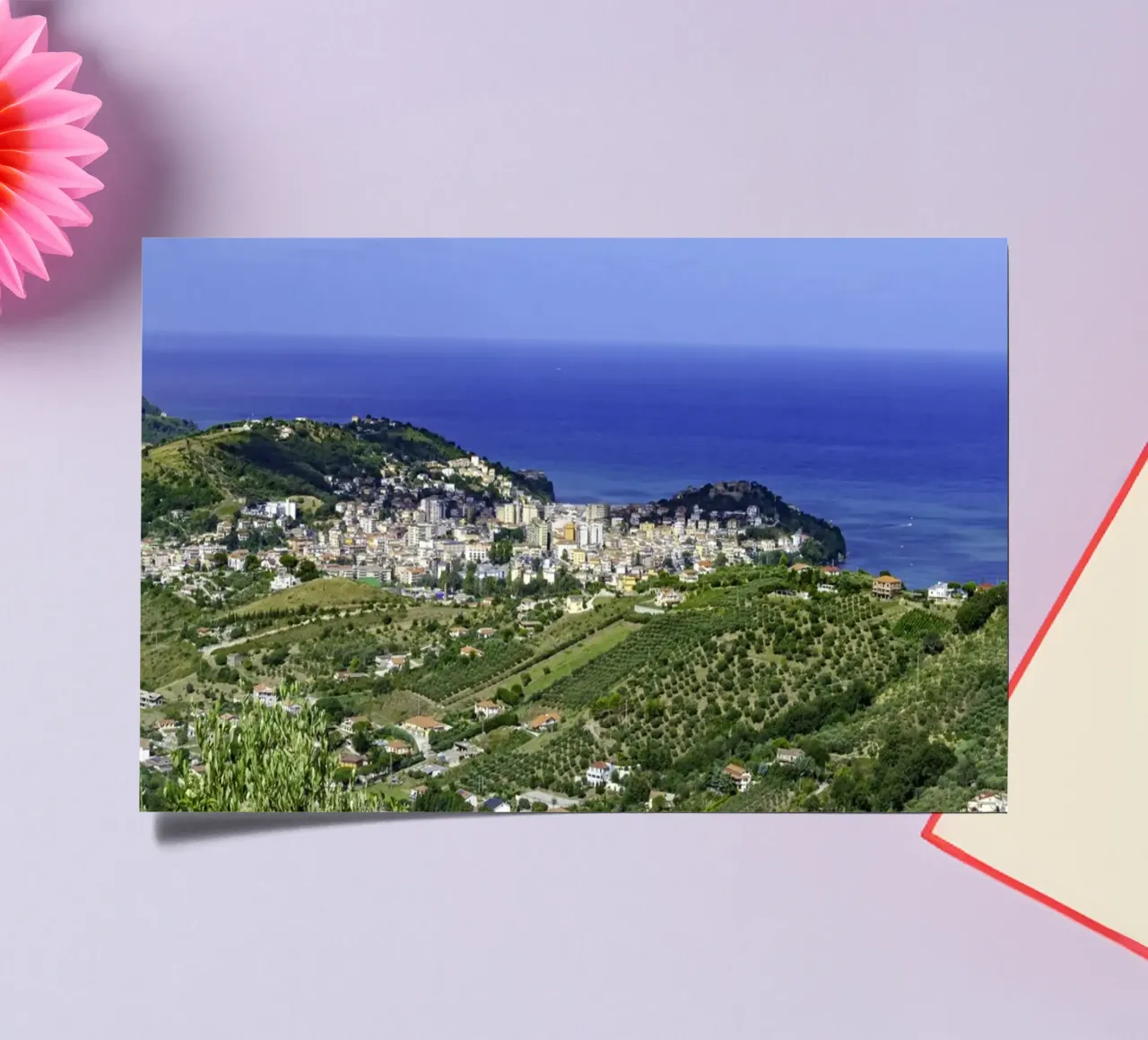 The wild coast of the Gulf coast of Policastro in the Cilent sticker sheet by peuceta_BA