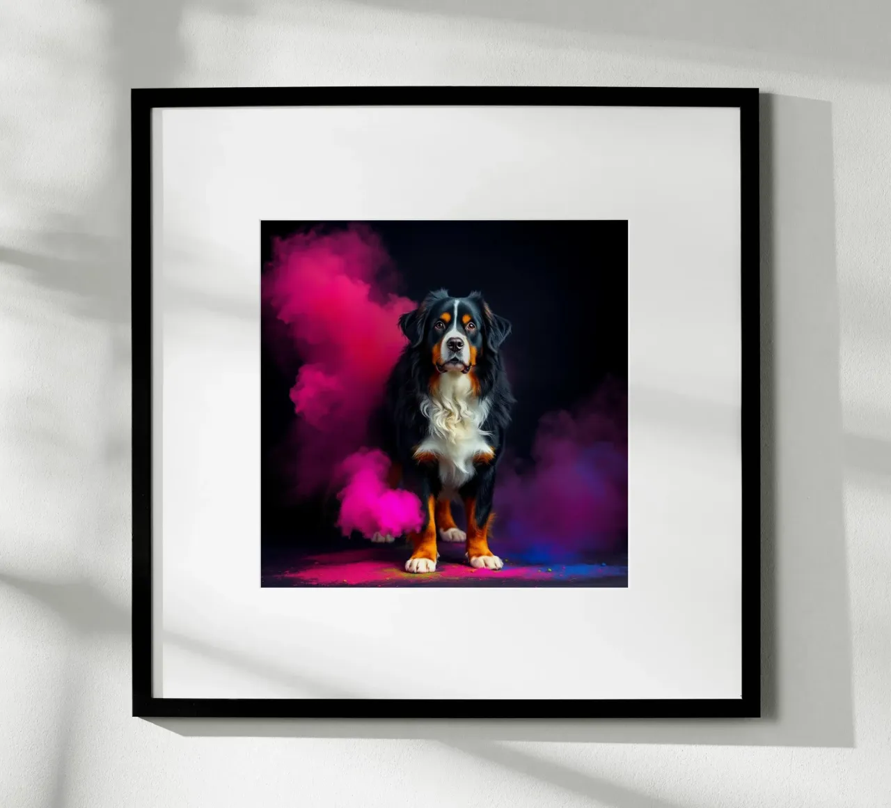 The colorful Bernese Mountain Dog #64 hahnemühle by Yumis.Beargang.and.Me