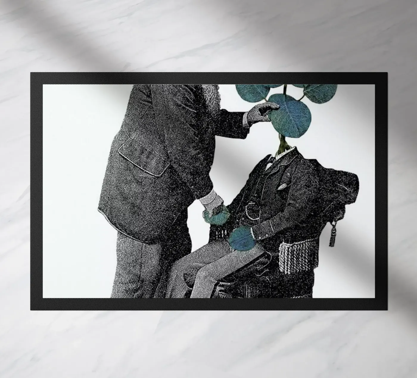 Mesmerist doormat by The Gently Unfurling Sneak