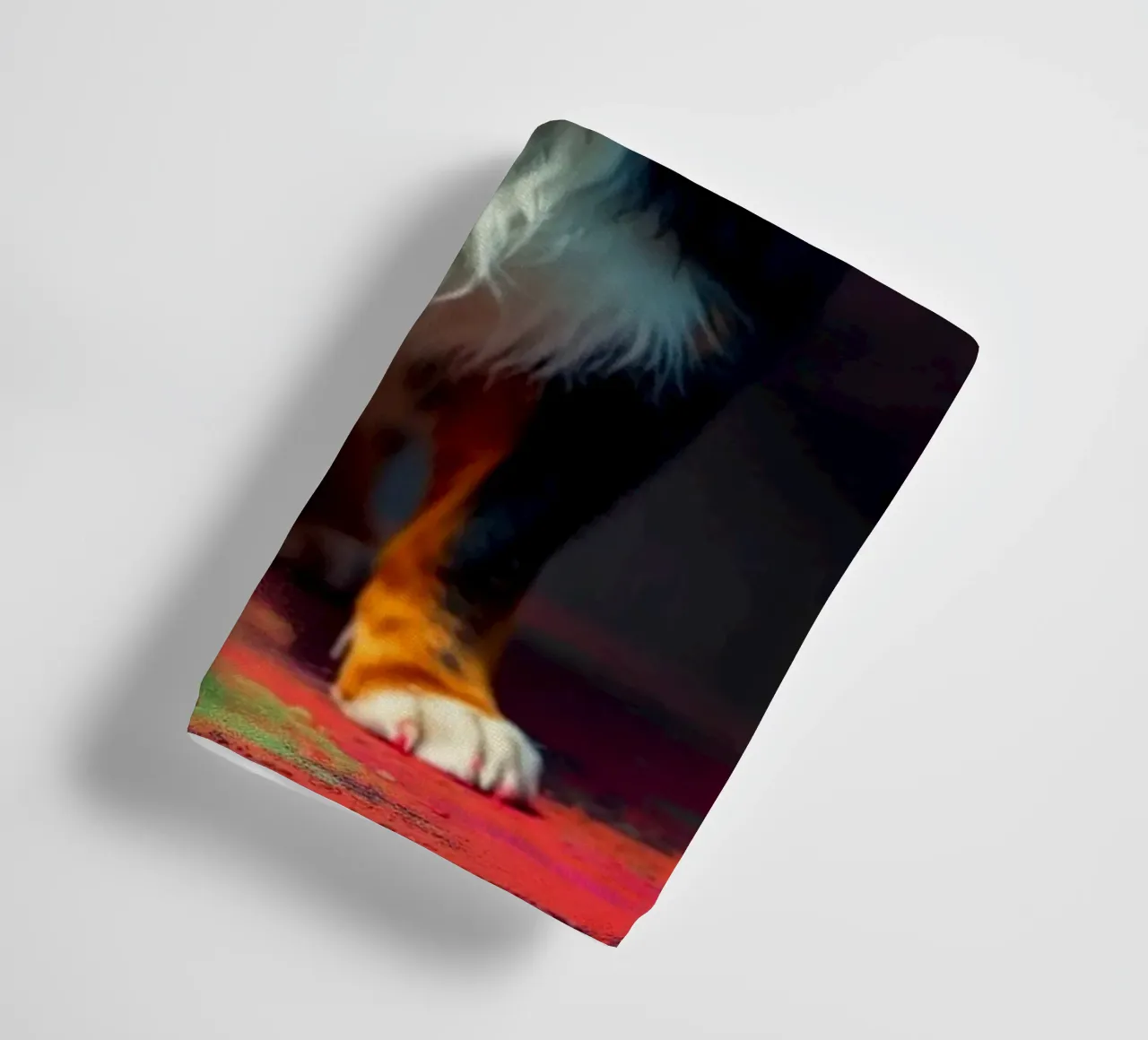 The colorful Bernese Mountain Dog #65 towel by Yumis.Beargang.and.Me