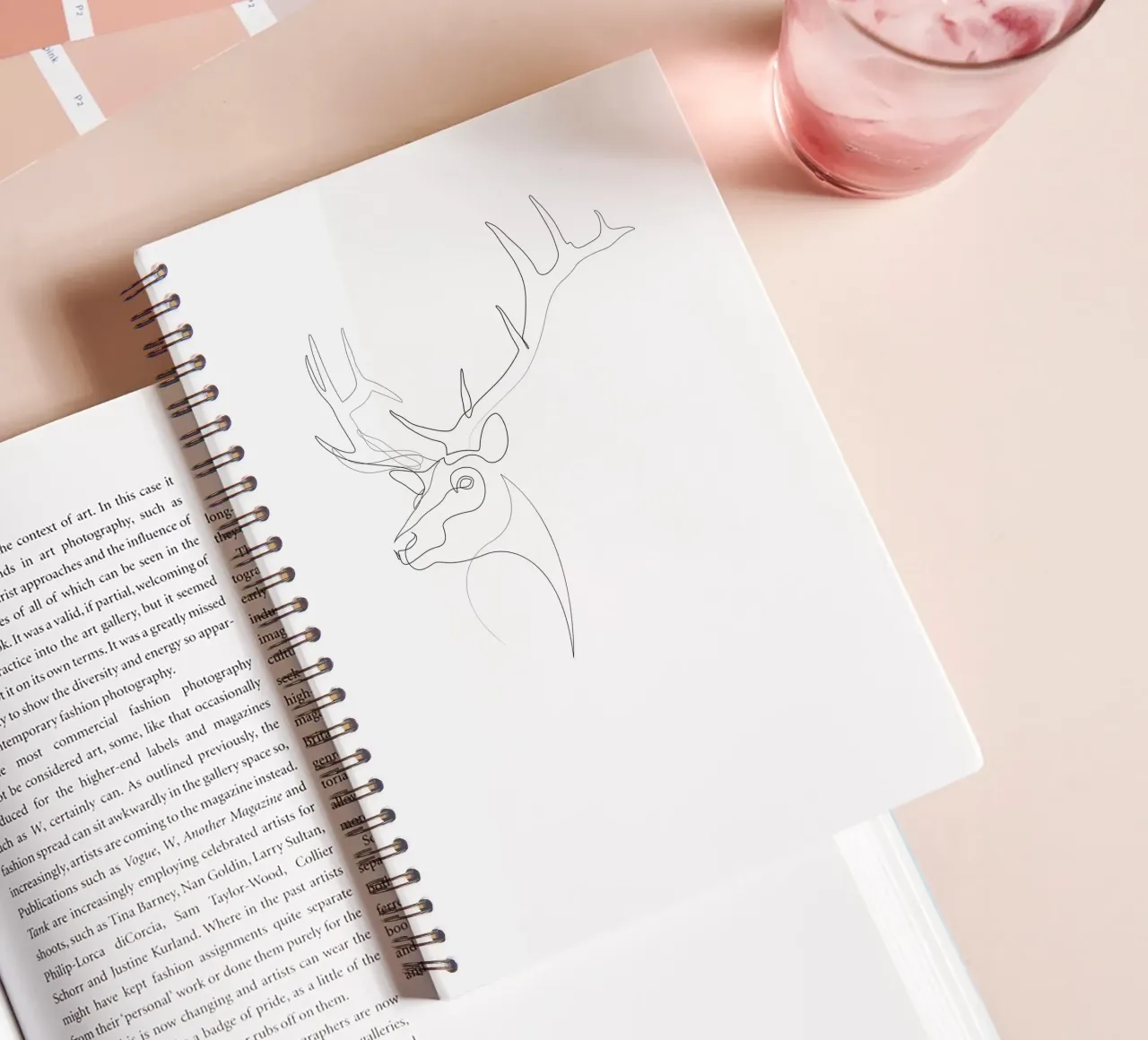 Antler spiral notebook by Addillum