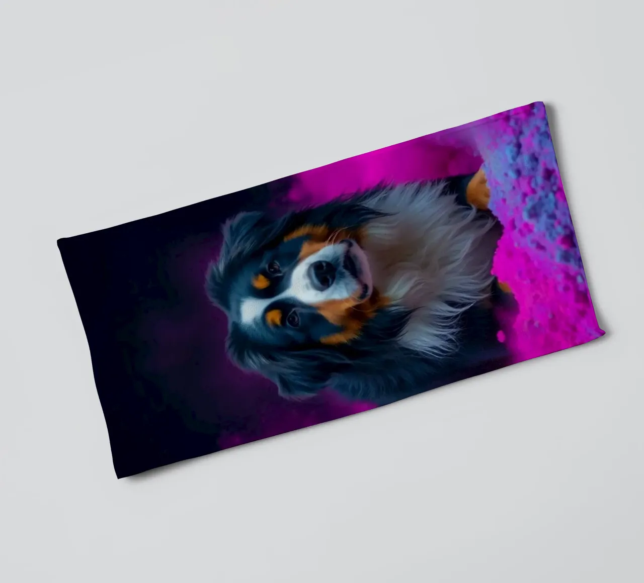 Le bouvier bernois coloré #67 serviette de bain de Yumis.Beargang.and.Me