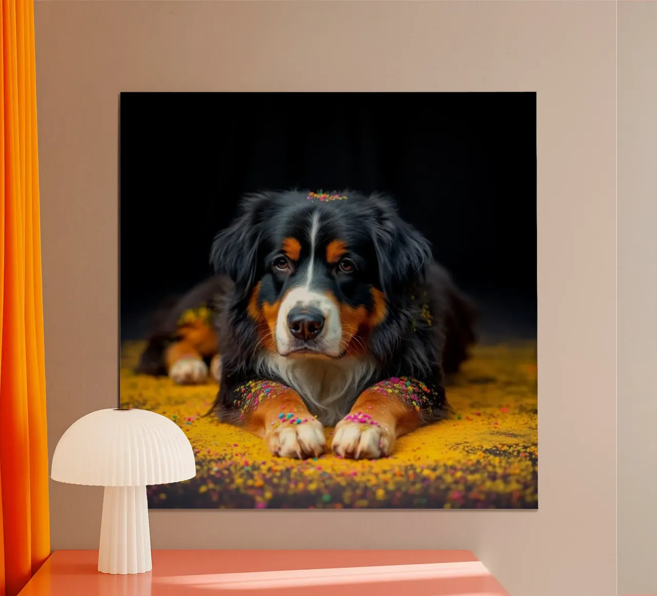 Le bouvier bernois coloré #70 poster de Yumis.Beargang.and.Me