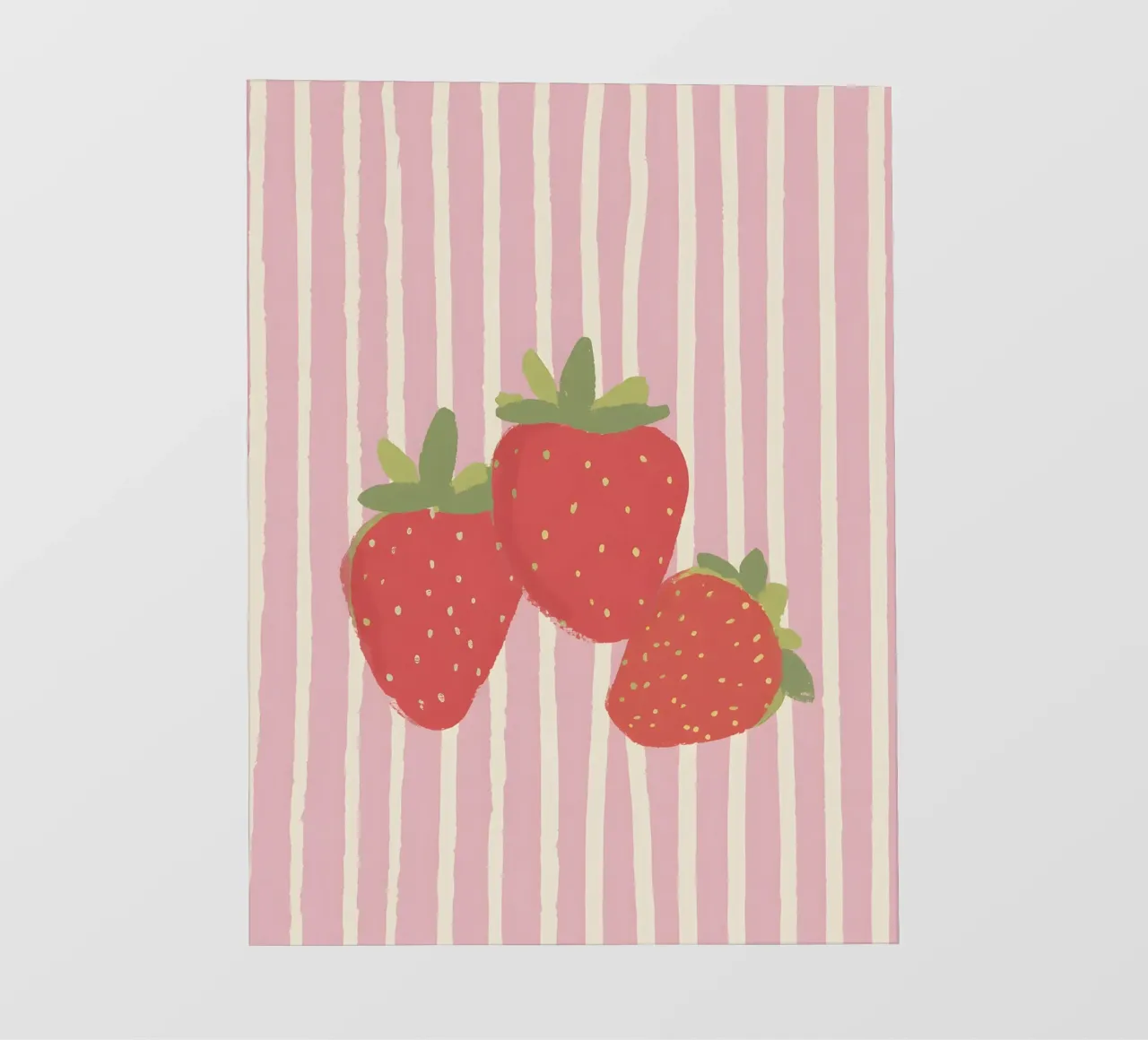 The Strawberries telo in pvc da Gypsy Galleria