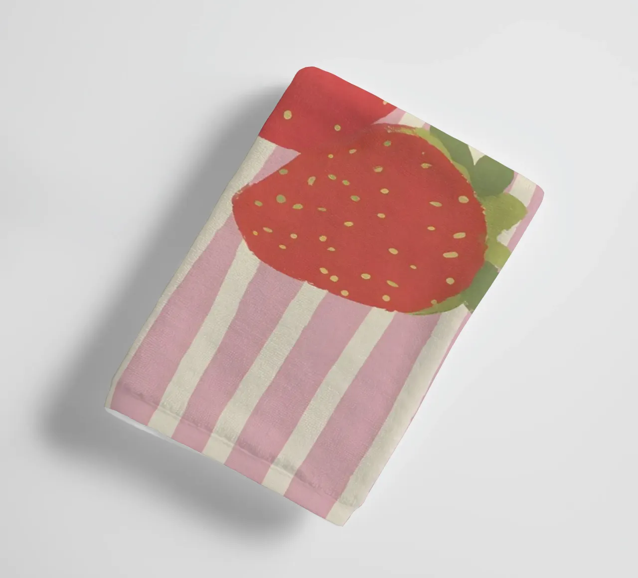 The Strawberries asciugamano da bagno da Gypsy Galleria