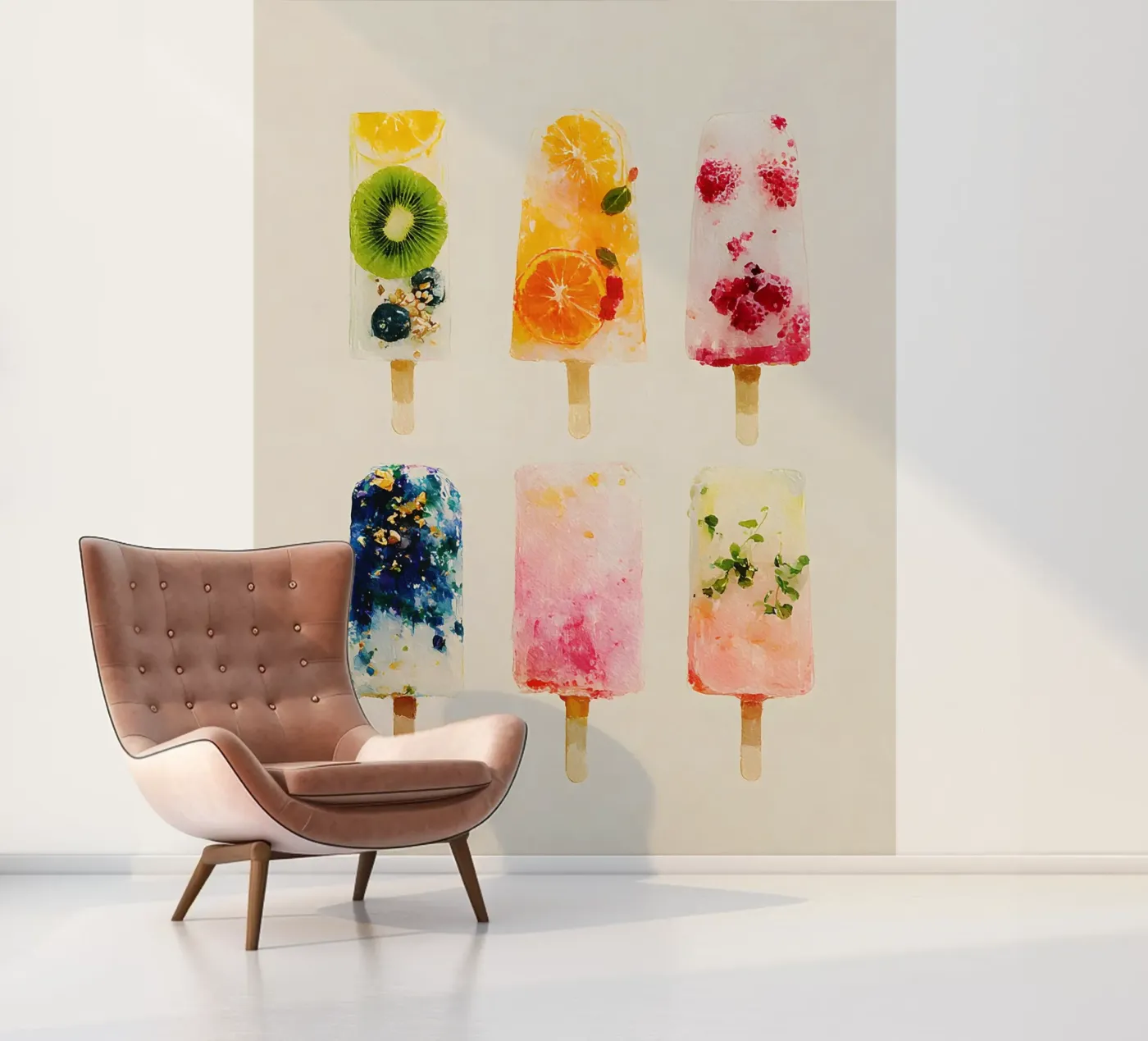 Fruity Popsicles carta da parati fotografica da Gypsy Galleria