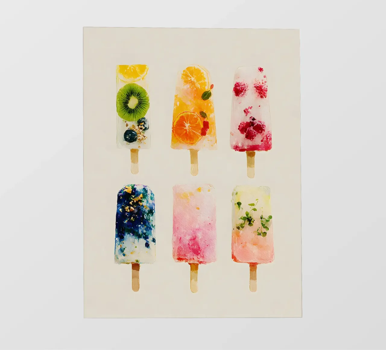 Fruity Popsicles fotobehang van Gypsy Galleria