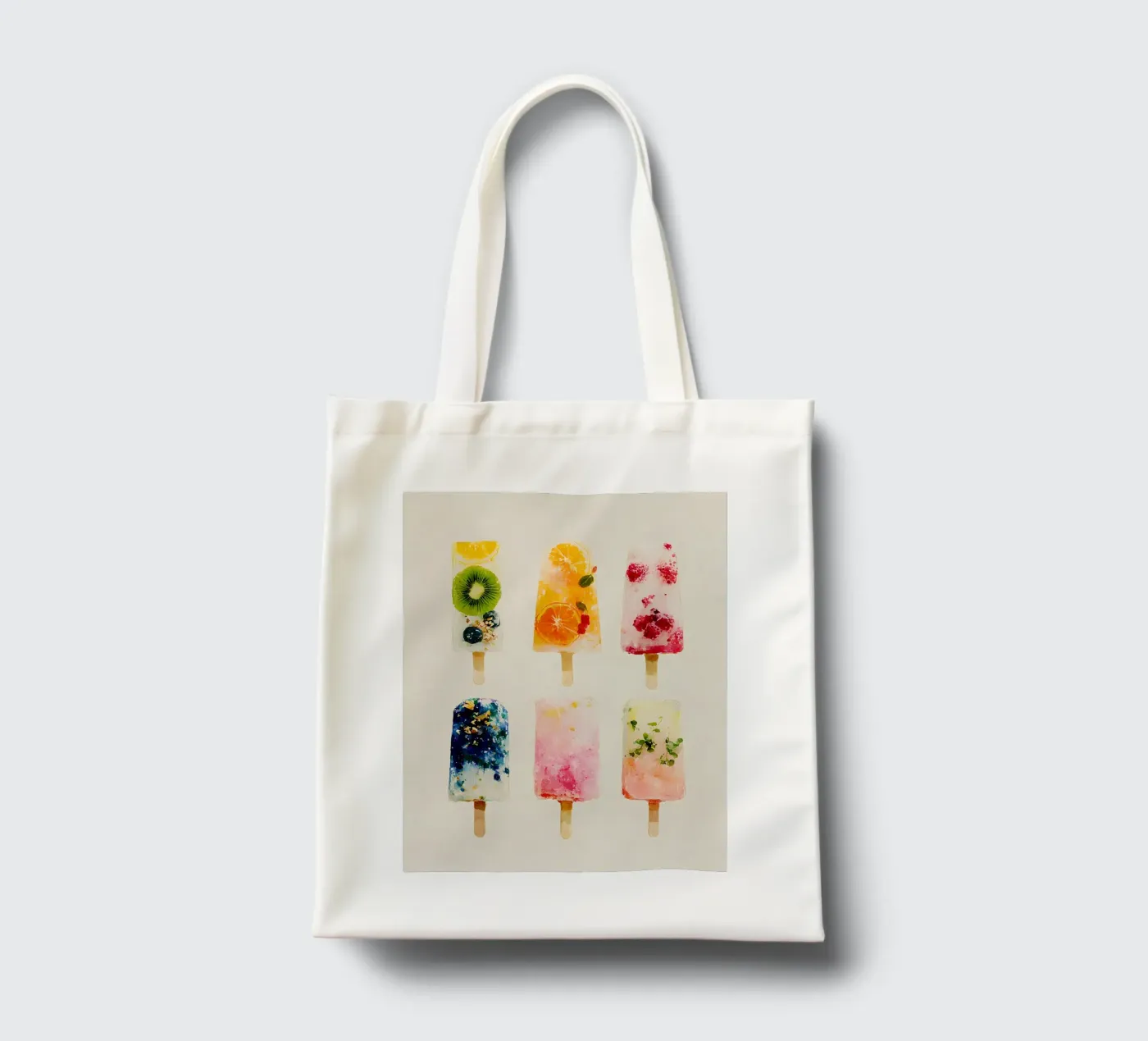 Fruity Popsicles tote bag by Gypsy Galleria