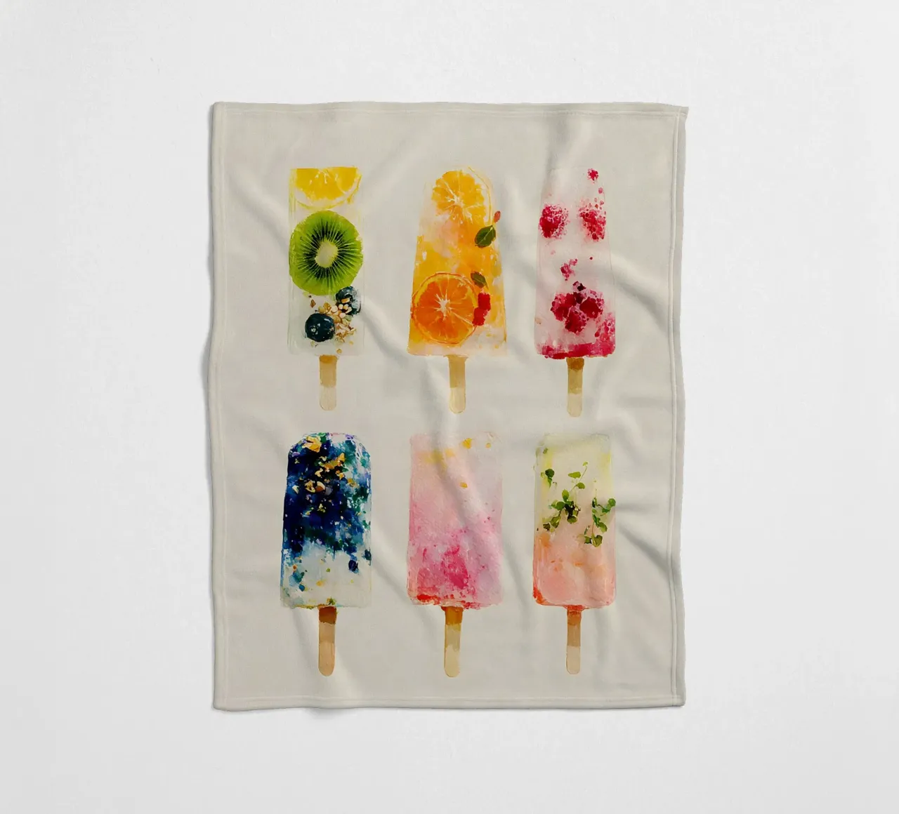 Fruity Popsicles coperta in pile da Gypsy Galleria