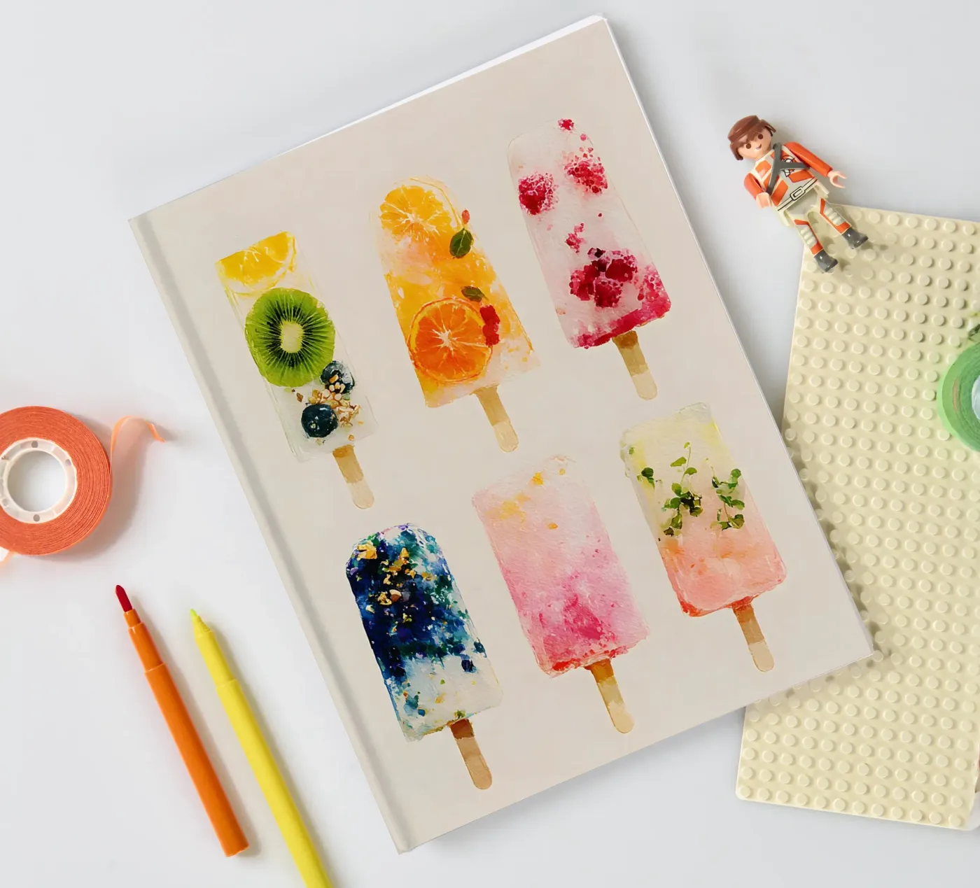 Fruity Popsicles notebook by Gypsy Galleria