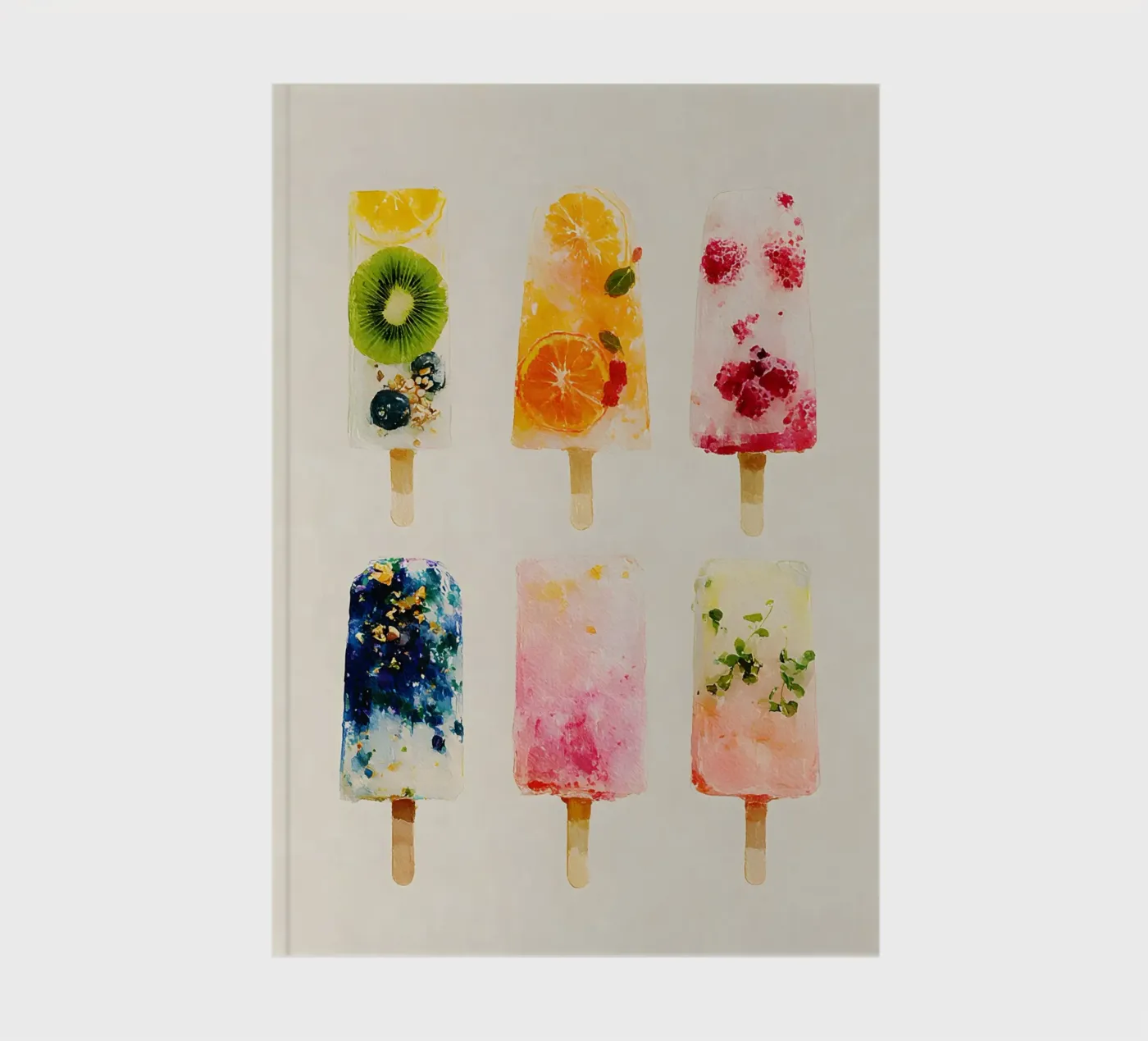 Fruity Popsicles notebook by Gypsy Galleria
