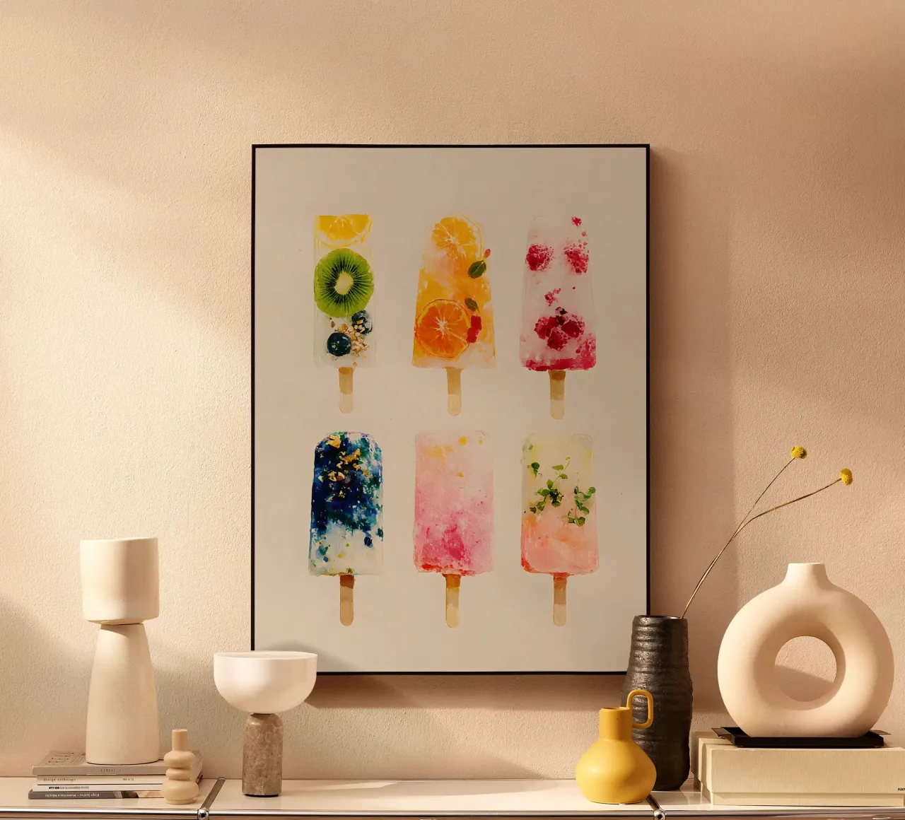 Fruity Popsicles alluminio dibond da Gypsy Galleria