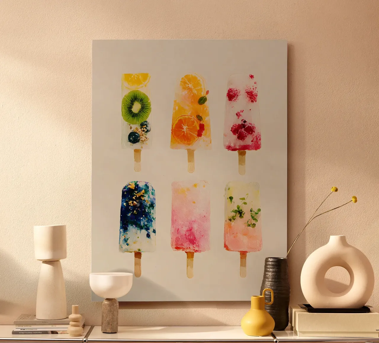 Fruity Popsicles alluminio dibond da Gypsy Galleria