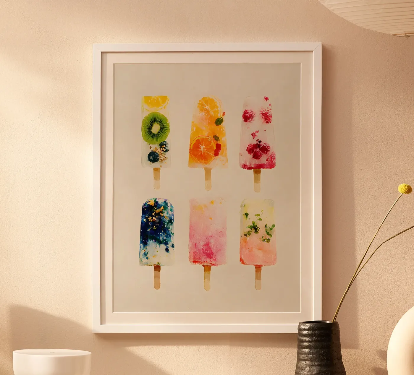 Fruity Popsicles poster da Gypsy Galleria
