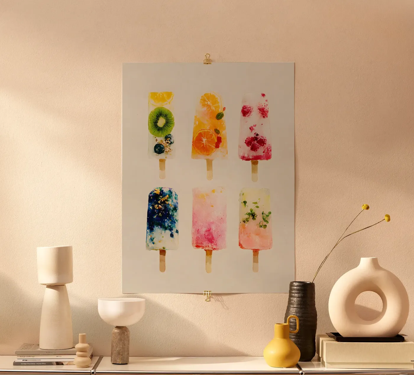 Fruity Popsicles poster da Gypsy Galleria