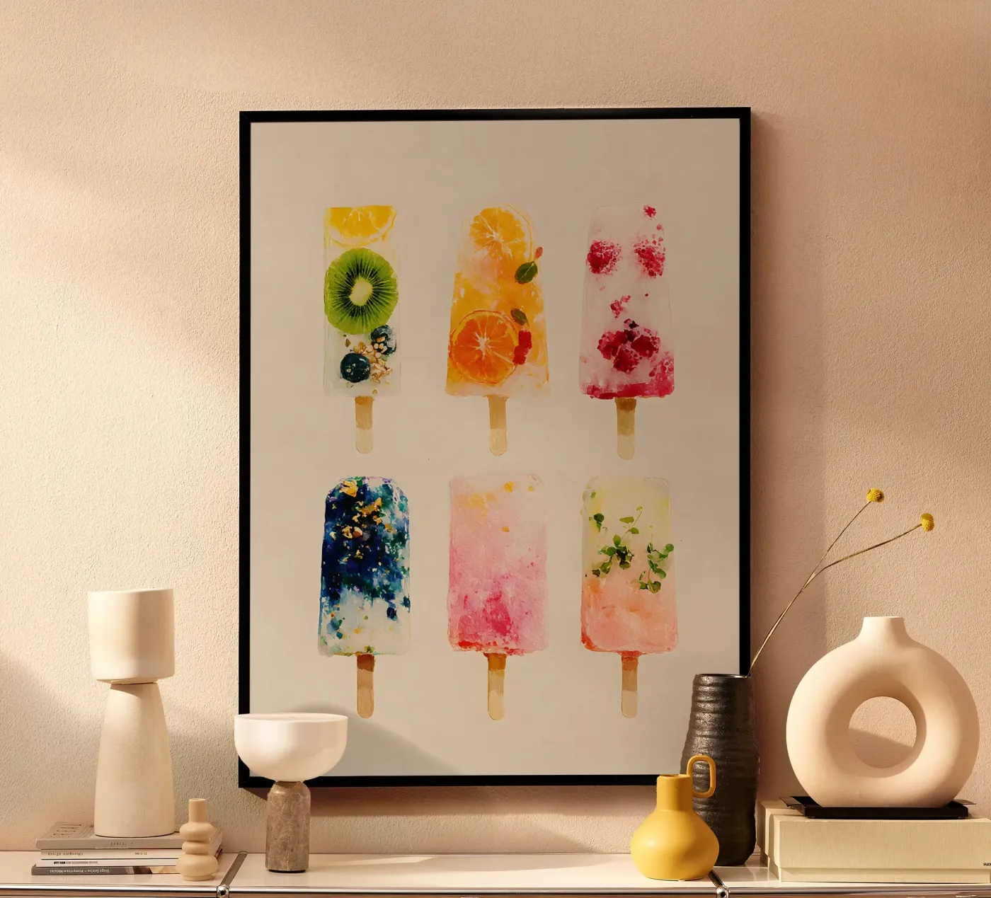 Fruity Popsicles poster da Gypsy Galleria