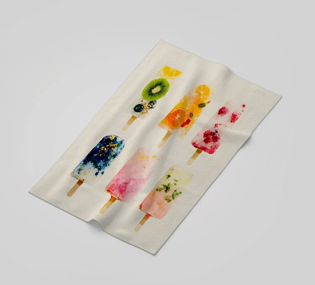 Fruity Popsicles strandhanddoek van Gypsy Galleria