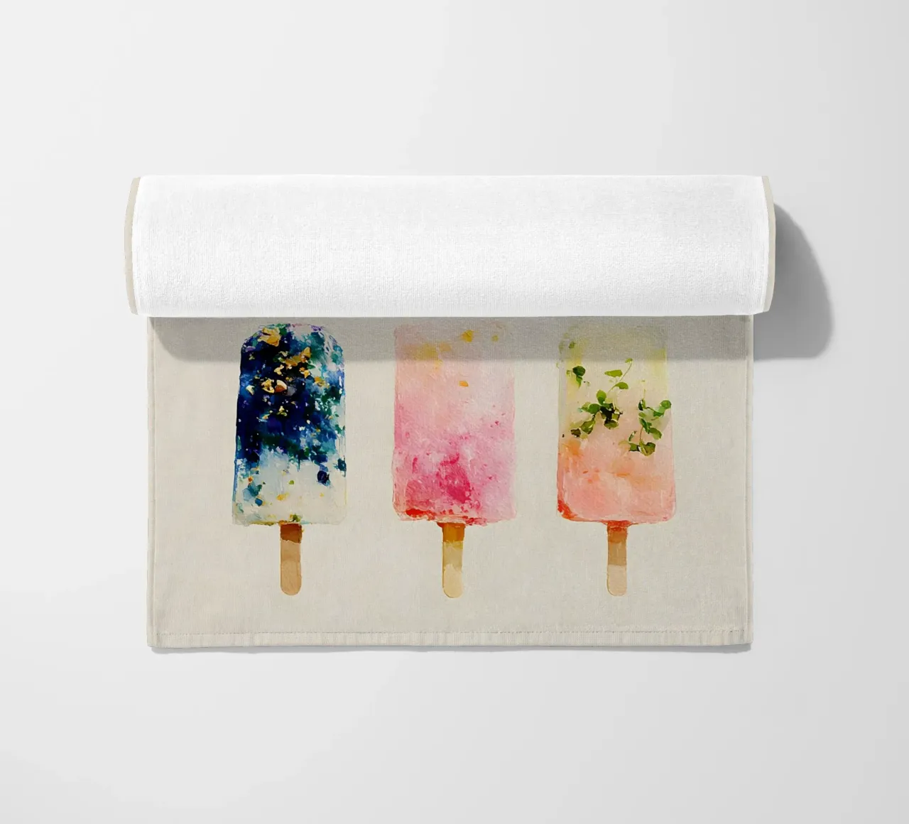 Fruity Popsicles strandhanddoek van Gypsy Galleria