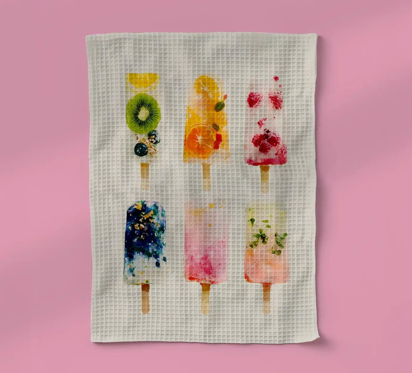 Fruity Popsicles Geschirrtuch von Gypsy Galleria