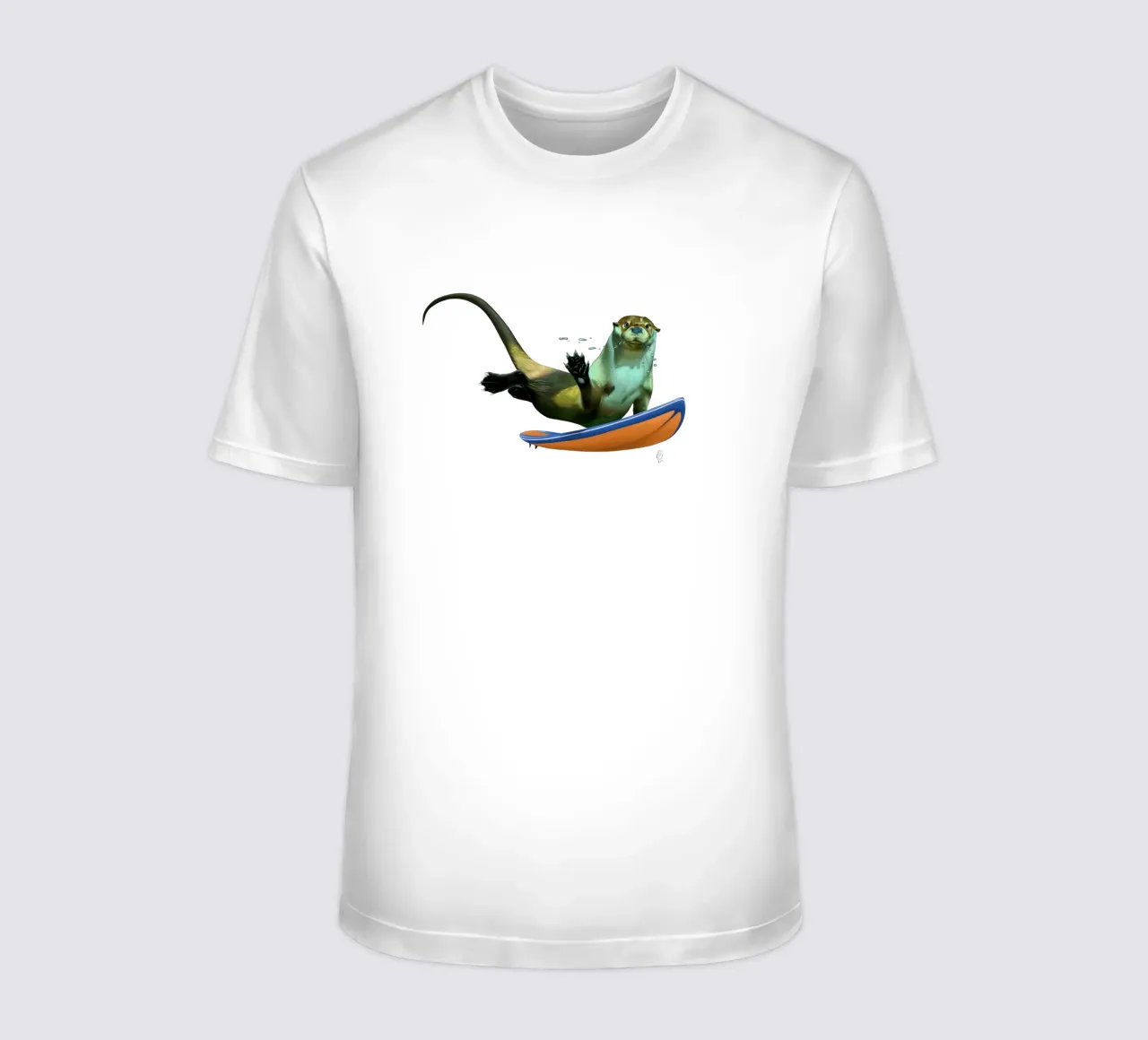 Otterly (Wordless) t-shirt by Rob Art | Illustration