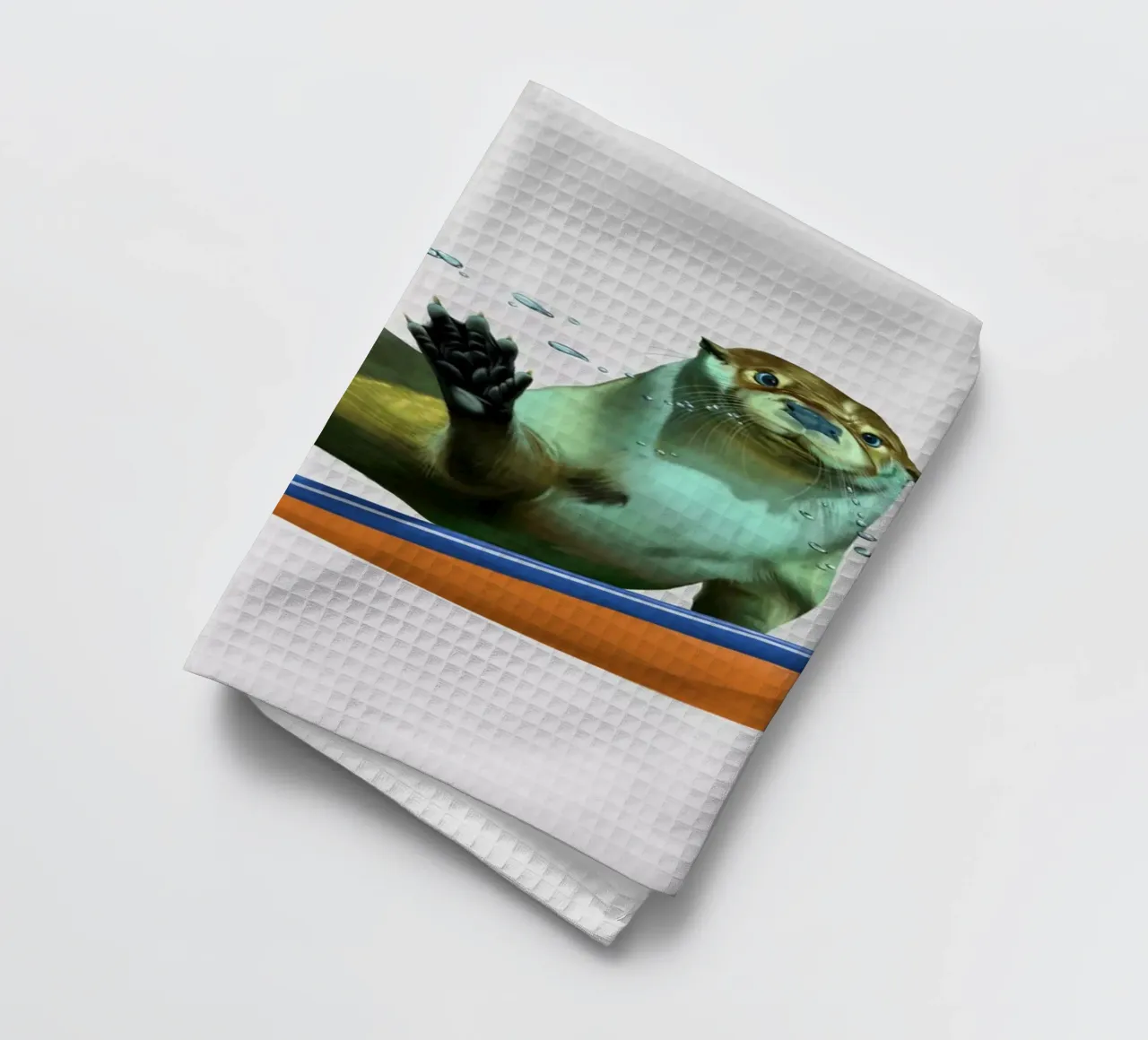 Otterly (Wordless) canovaccio da cucina da Rob Art | Illustration