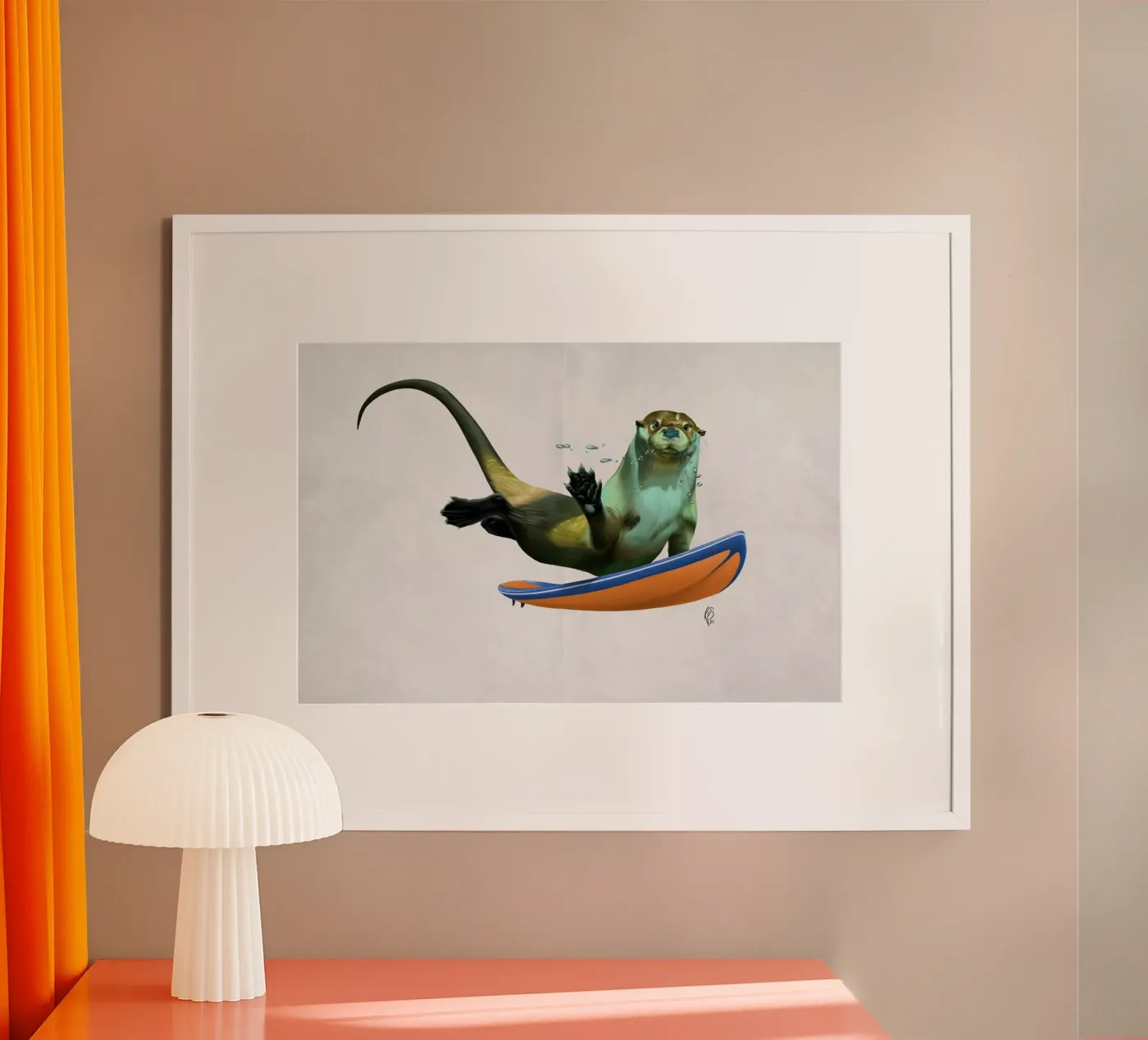 Otterly (Wordless) poster da Rob Art | Illustration