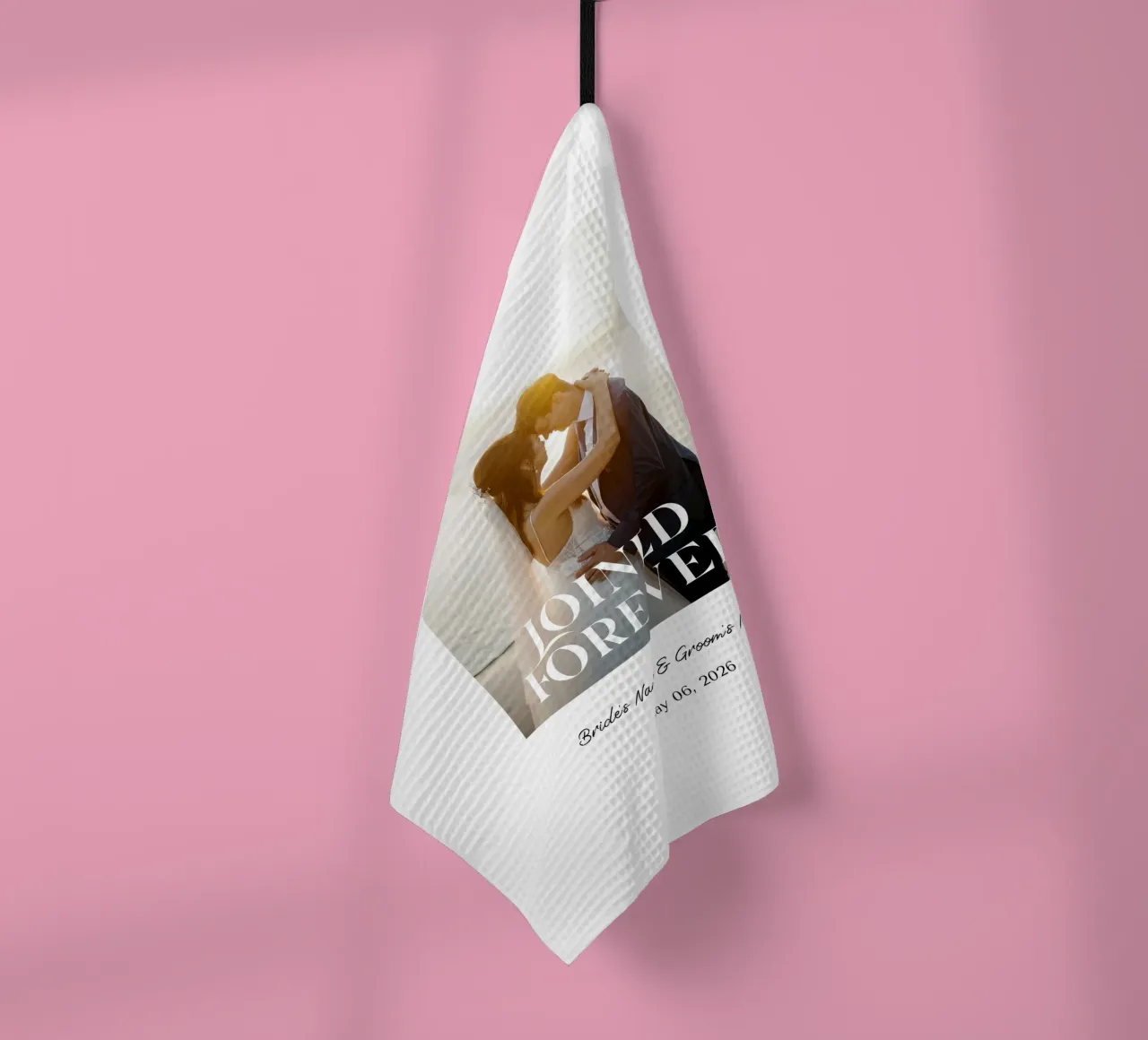 Personalized Wedding tea towel by NEWEST CUSTOM SHOP