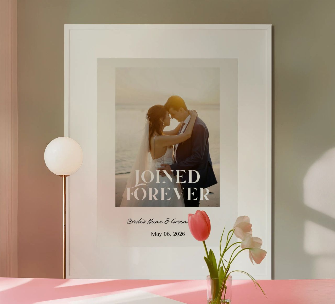 Personalisierte Hochzeit Poster von NEWEST CUSTOM SHOP