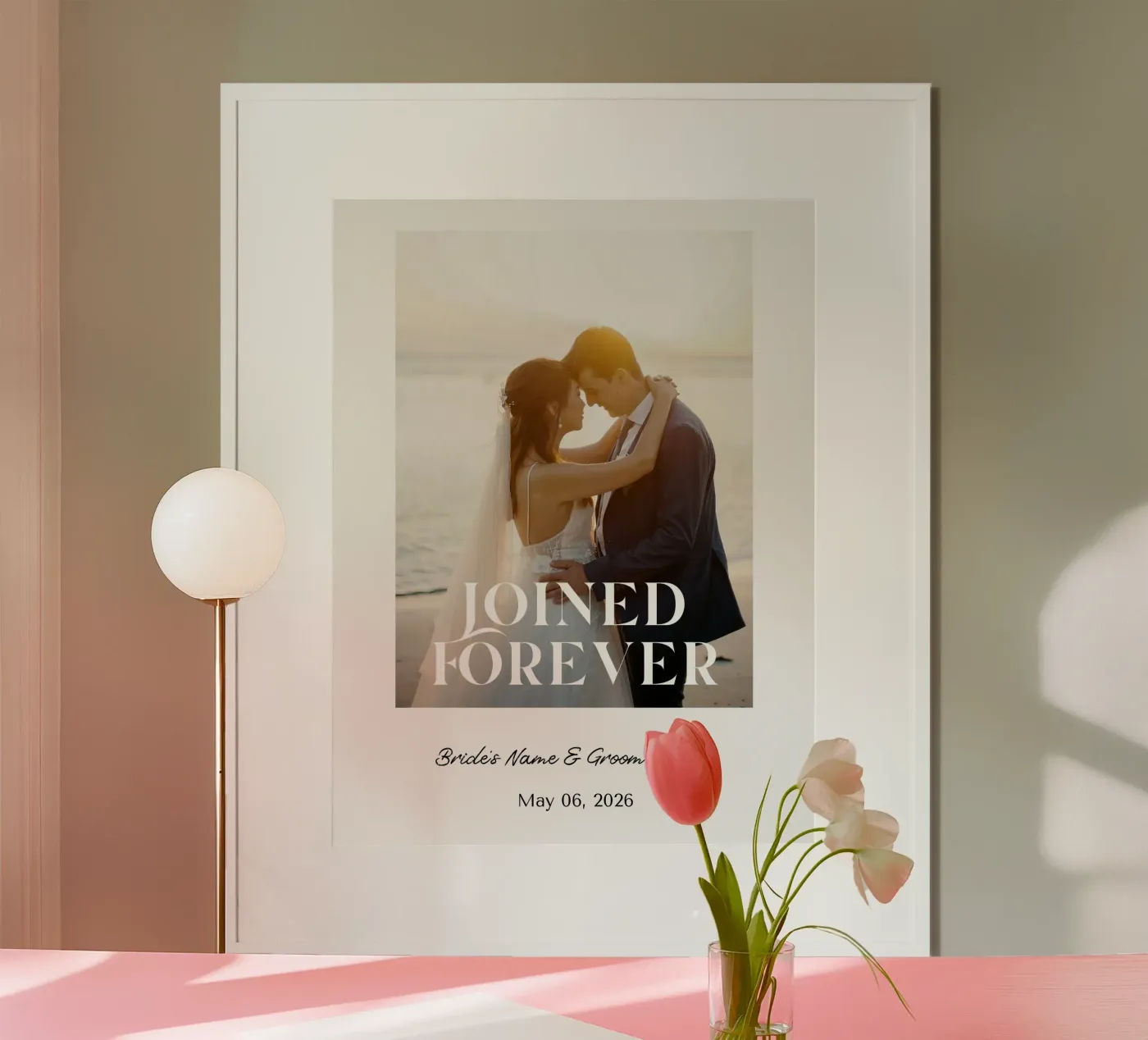 Personalisierte Hochzeit Poster von NEWEST CUSTOM SHOP