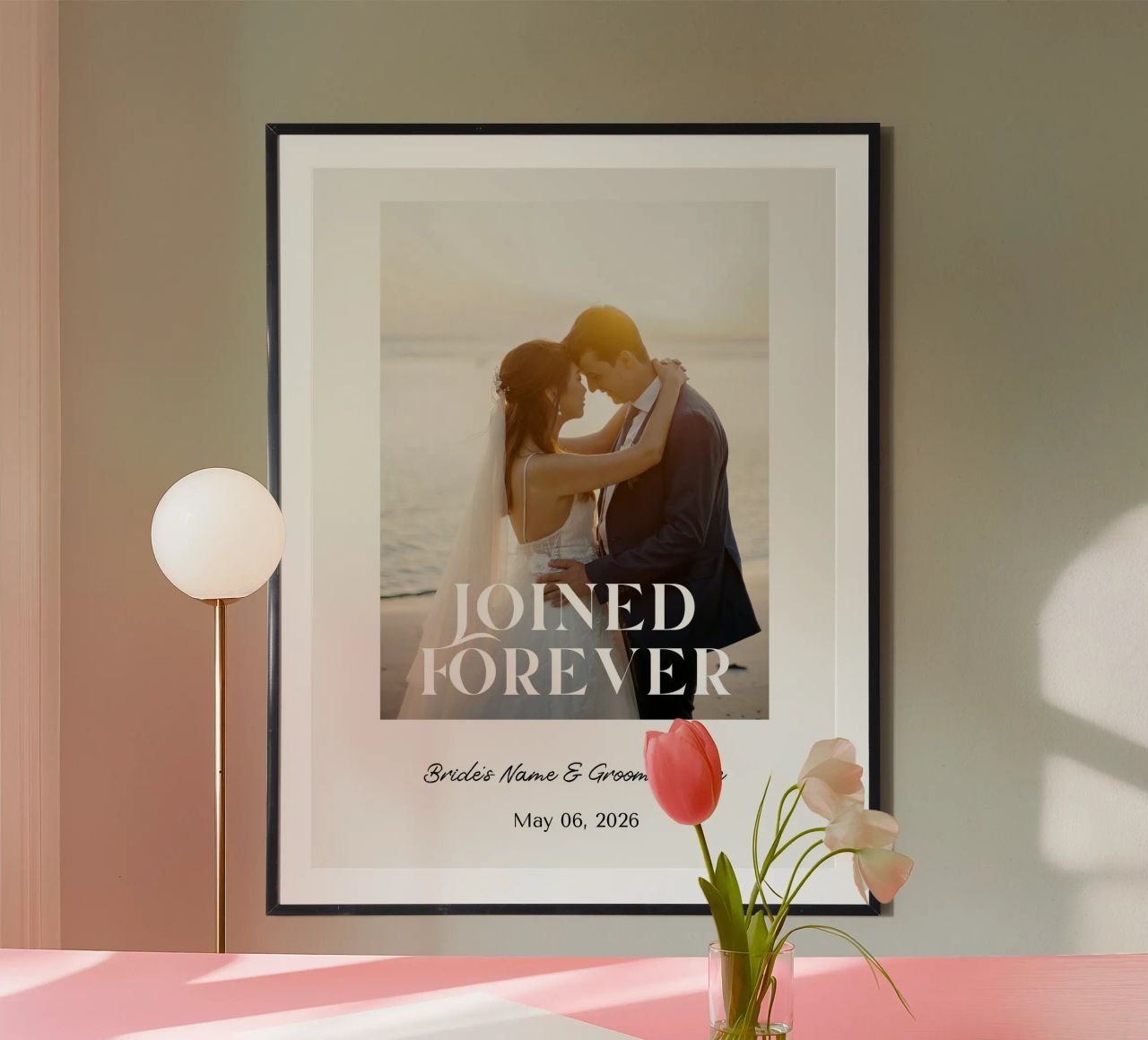 Personalisierte Hochzeit Poster von NEWEST CUSTOM SHOP