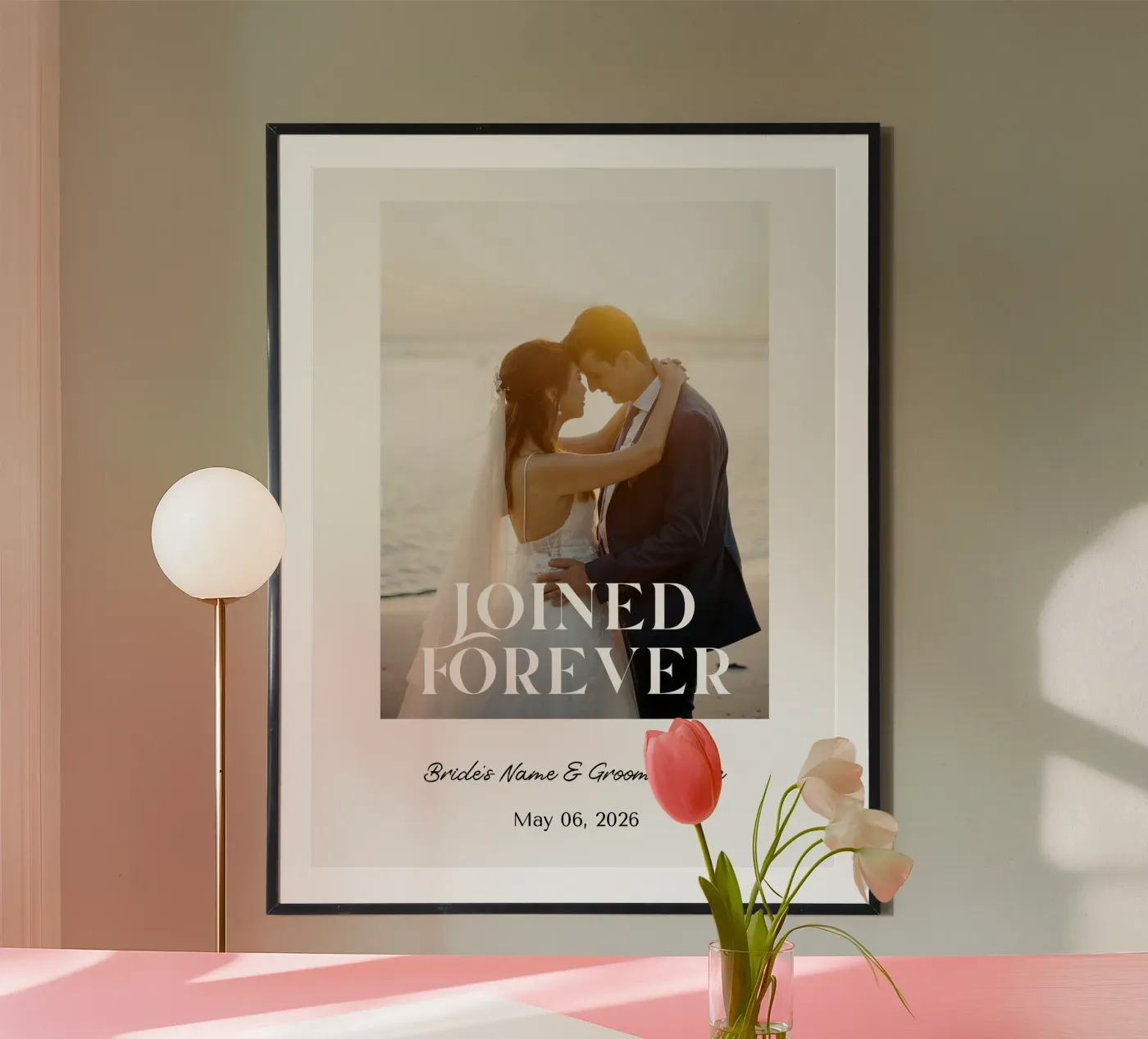 Personalisierte Hochzeit Poster von NEWEST CUSTOM SHOP