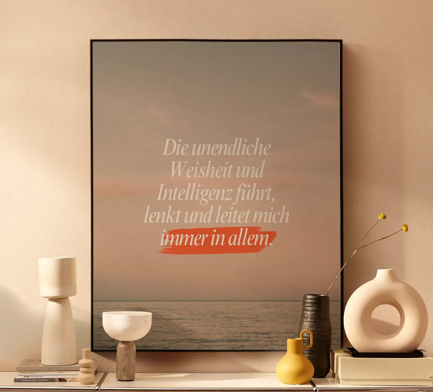 intuitive energy Acryl-Glas von pixelflow
