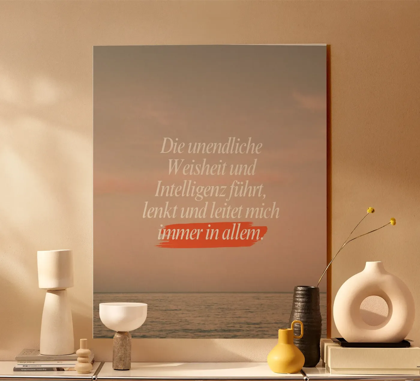 intuitive energy Acryl-Glas von pixelflow