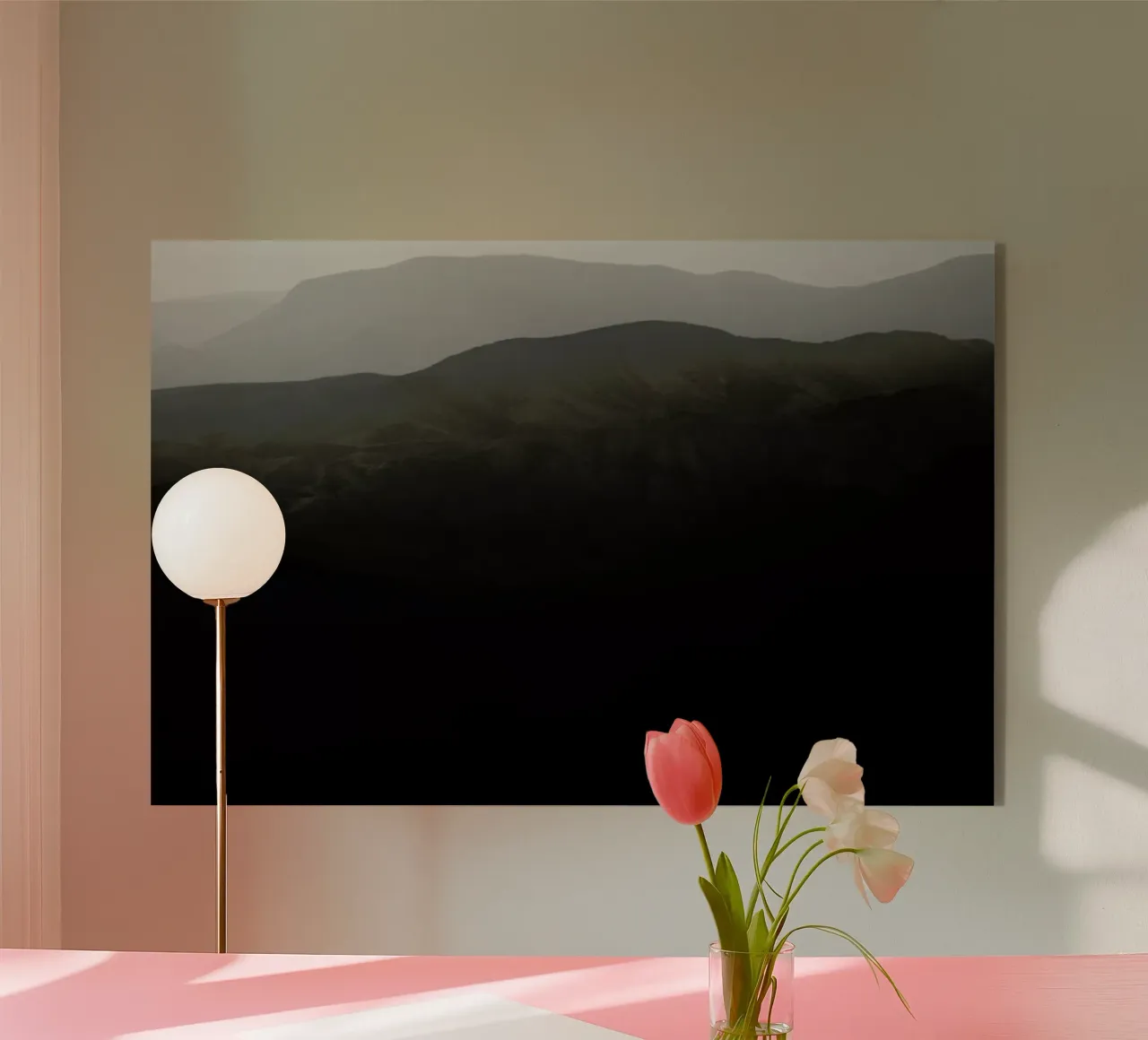 Mountains Of The Judean Desert 8 acrylic glass by Tal Paz-Fridman