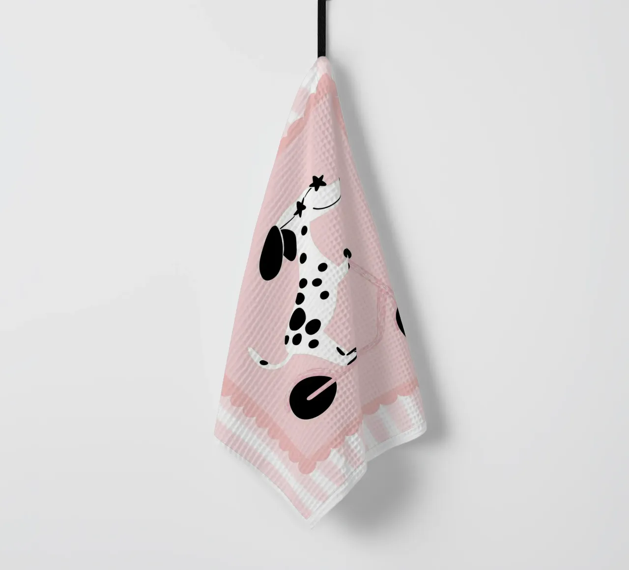 Dalmatian on Scooter Print, Nursery Wall Art torchon de SunshinePrints