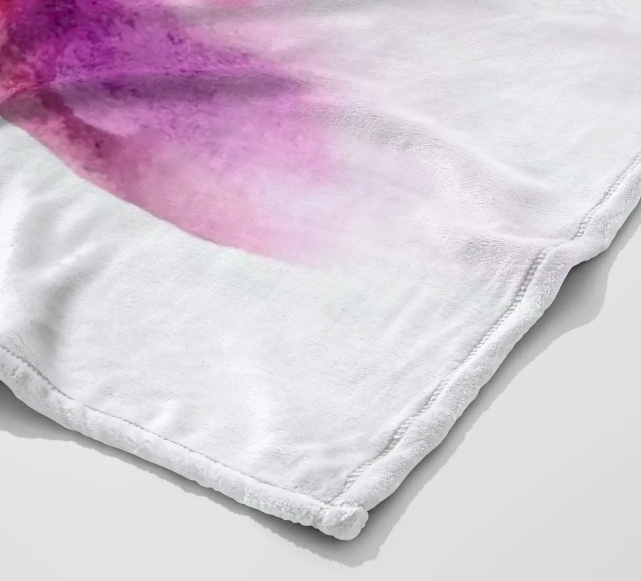 Ink Flower fleece blanket by Flora & Fauna