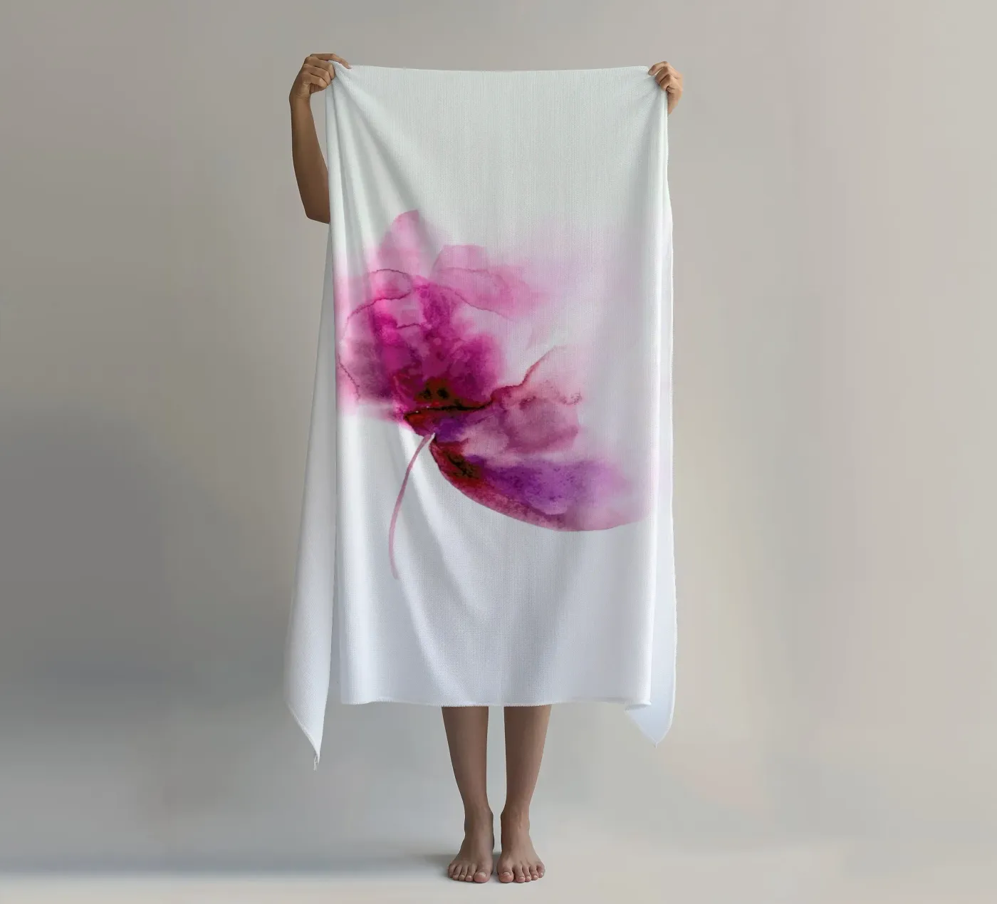 Ink Flower telo mare da Flora & Fauna