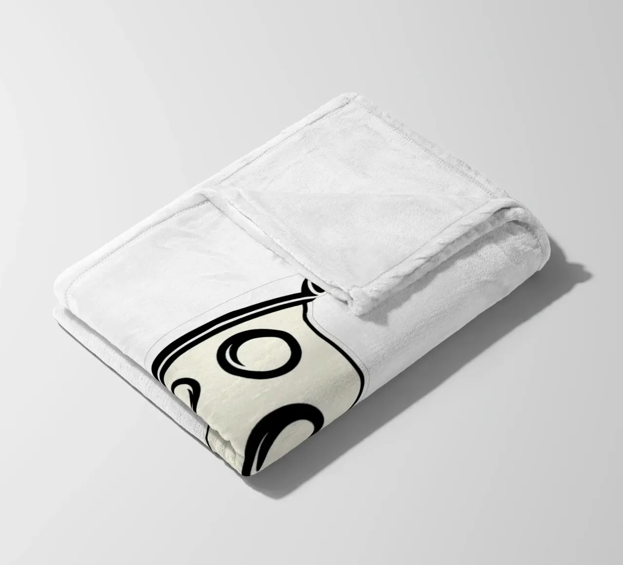 Un trancio di pizza con formaggio fuso e salame piccante coperta in pile da DesignDoodle