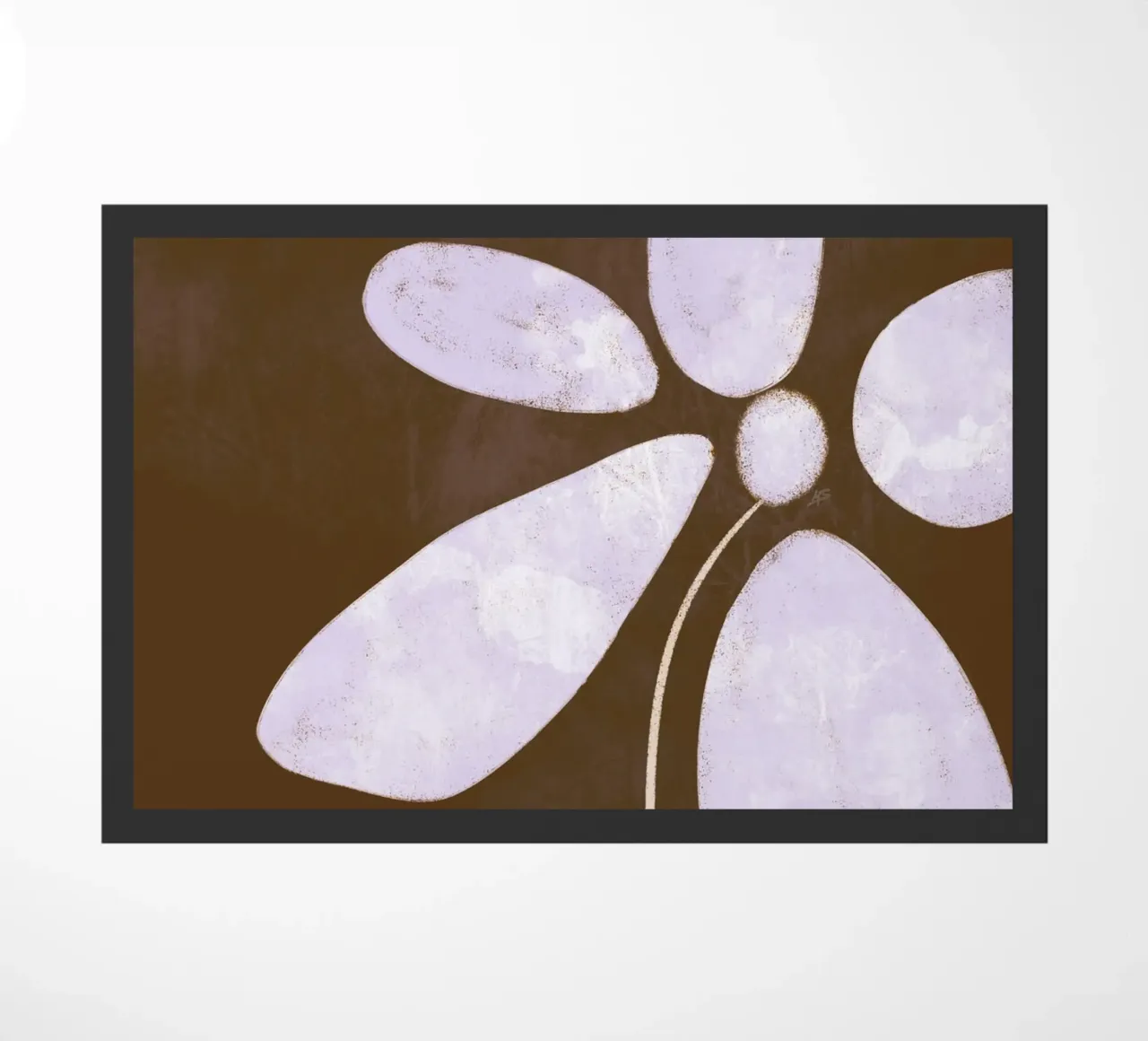 Delicate Simplicity | Minimalist Floral Abstract zerbino da sabidussi