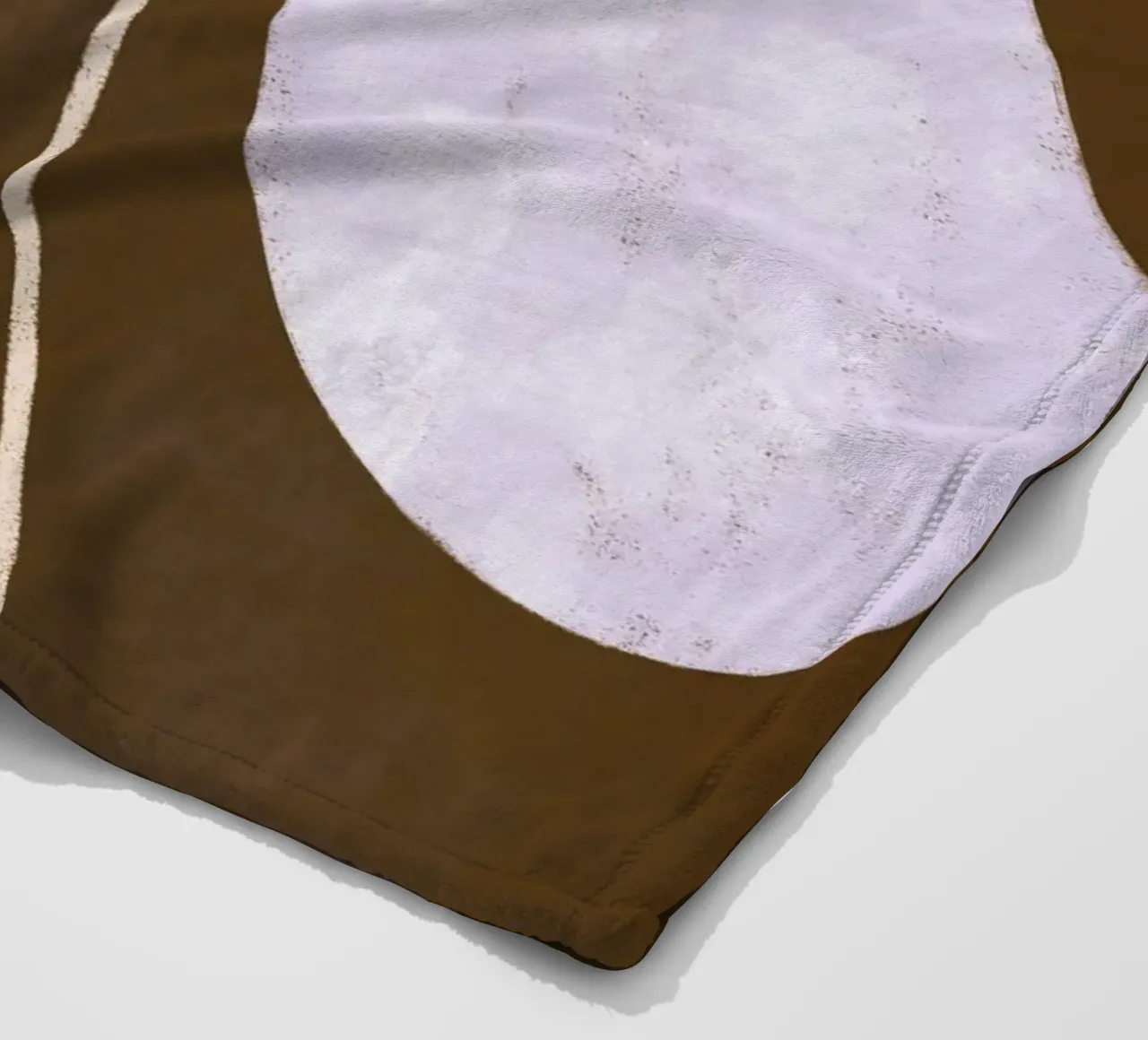 Delicate Simplicity | Minimalist Floral Abstract coperta in pile da sabidussi